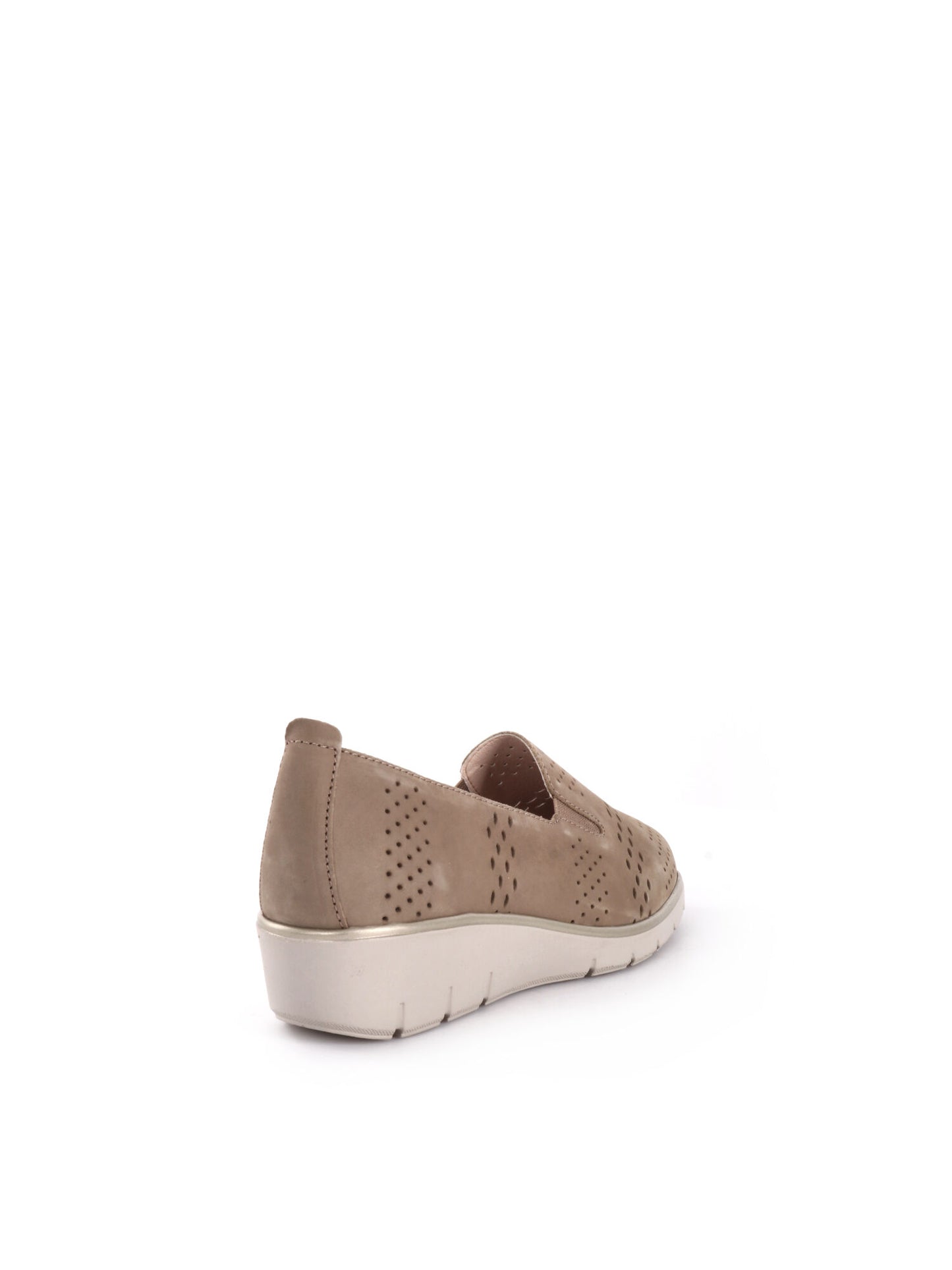 MOCASSINO TRAFORATO SHOELAB DONNA BEIGE