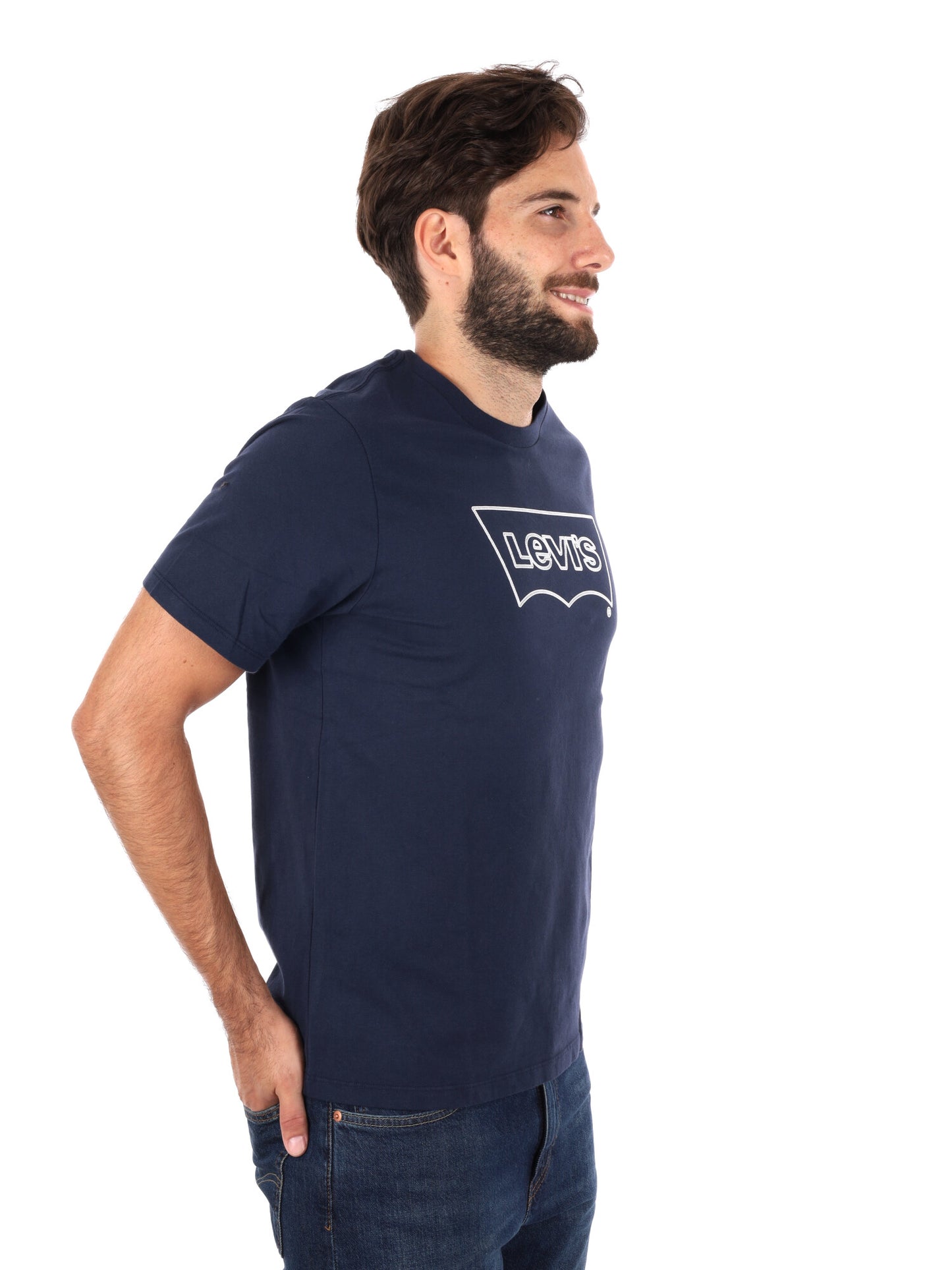 T-SHIRT CLASSICA CON LOGO LEVI'S DA UOMO BLU