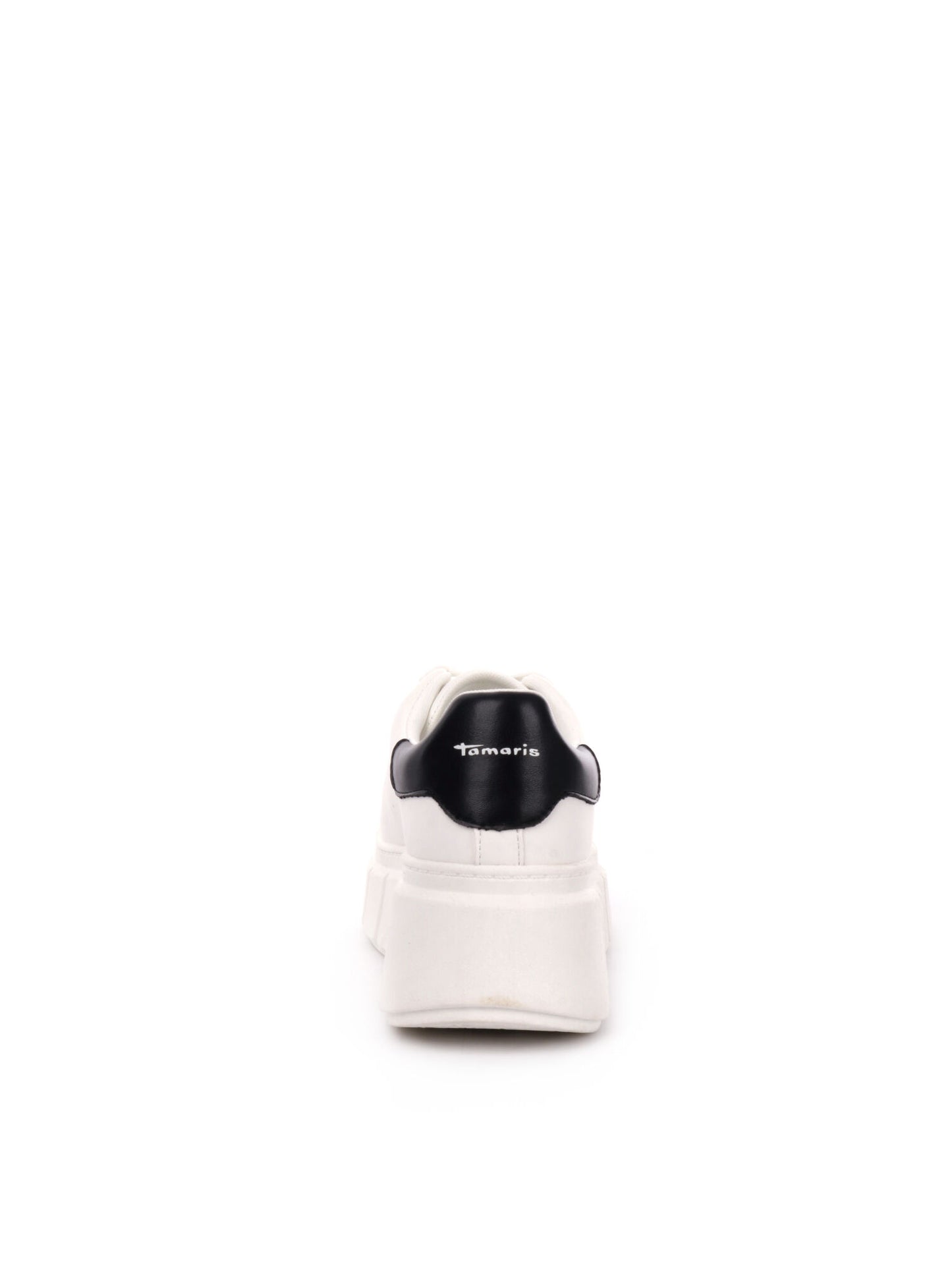 SNEAKERS CON PLATEAU TAMARIS DONNA BIANCO-NERO