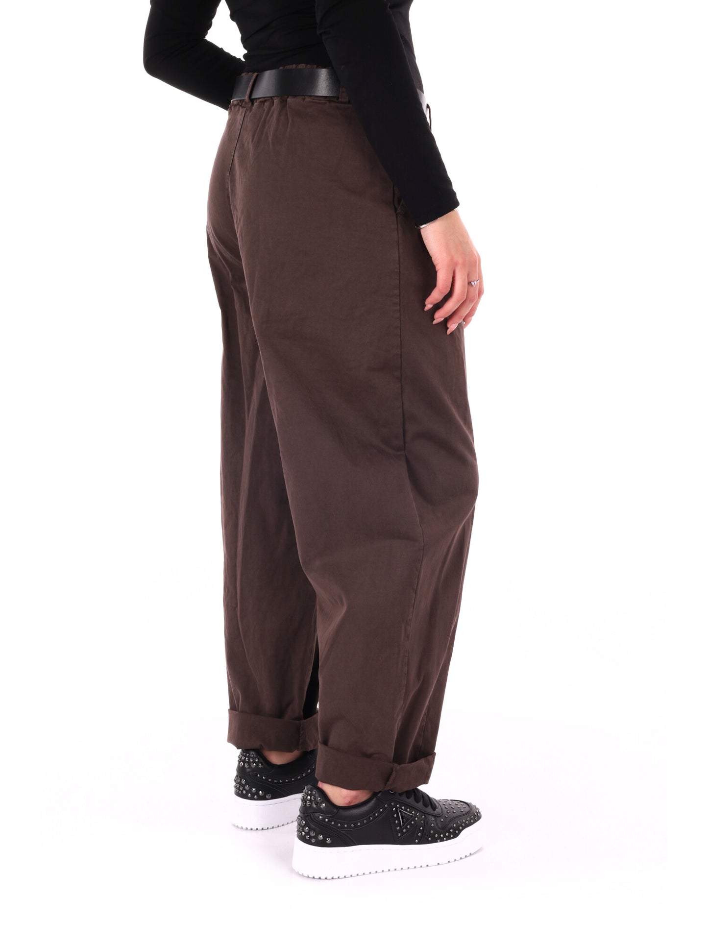 PANTALONE BALLOON MISS LOVE DA DONNA  CIOCCOLATO