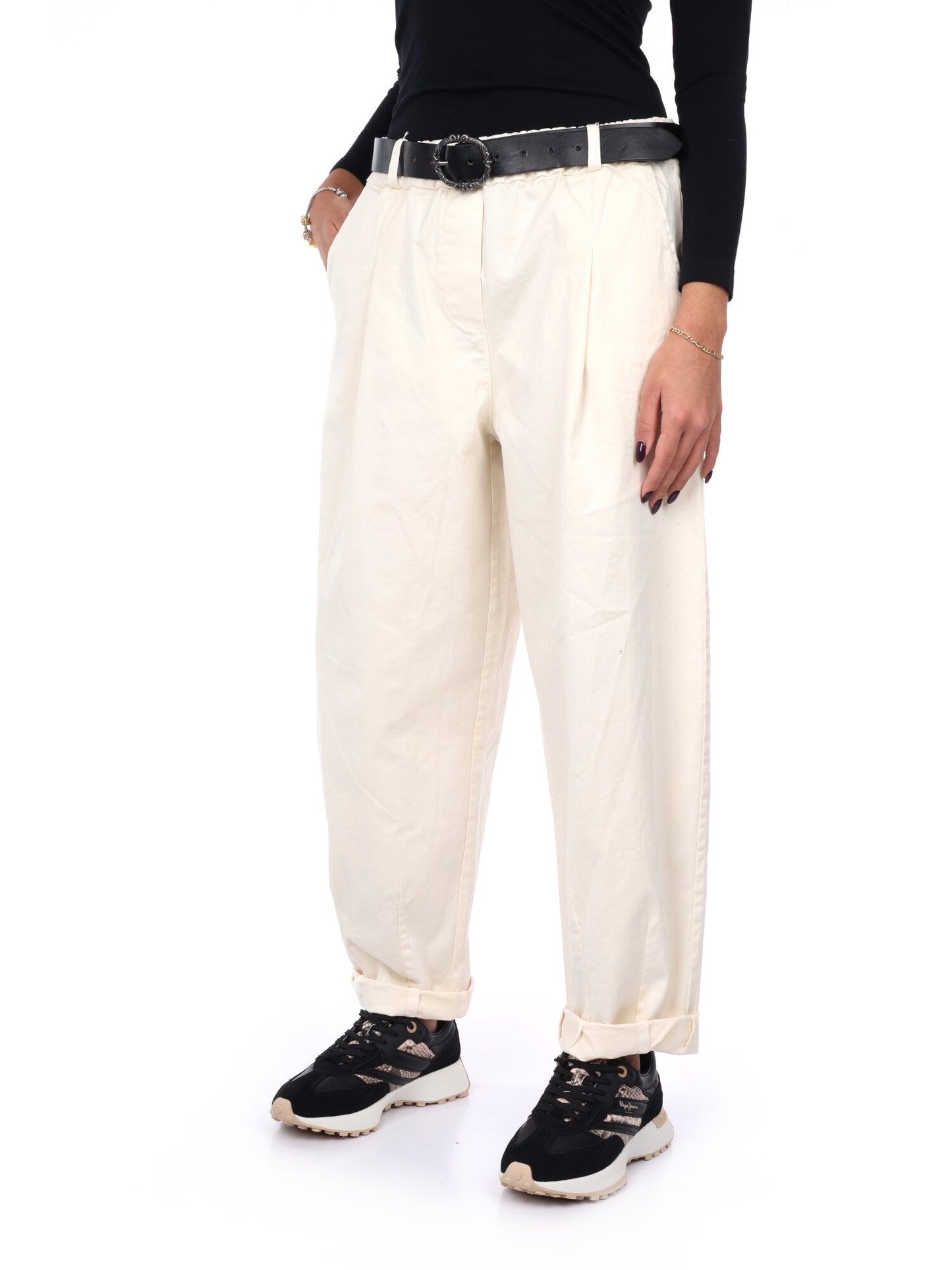 PANTALONE BALLOON MISS LOVE DA DONNA PANNA