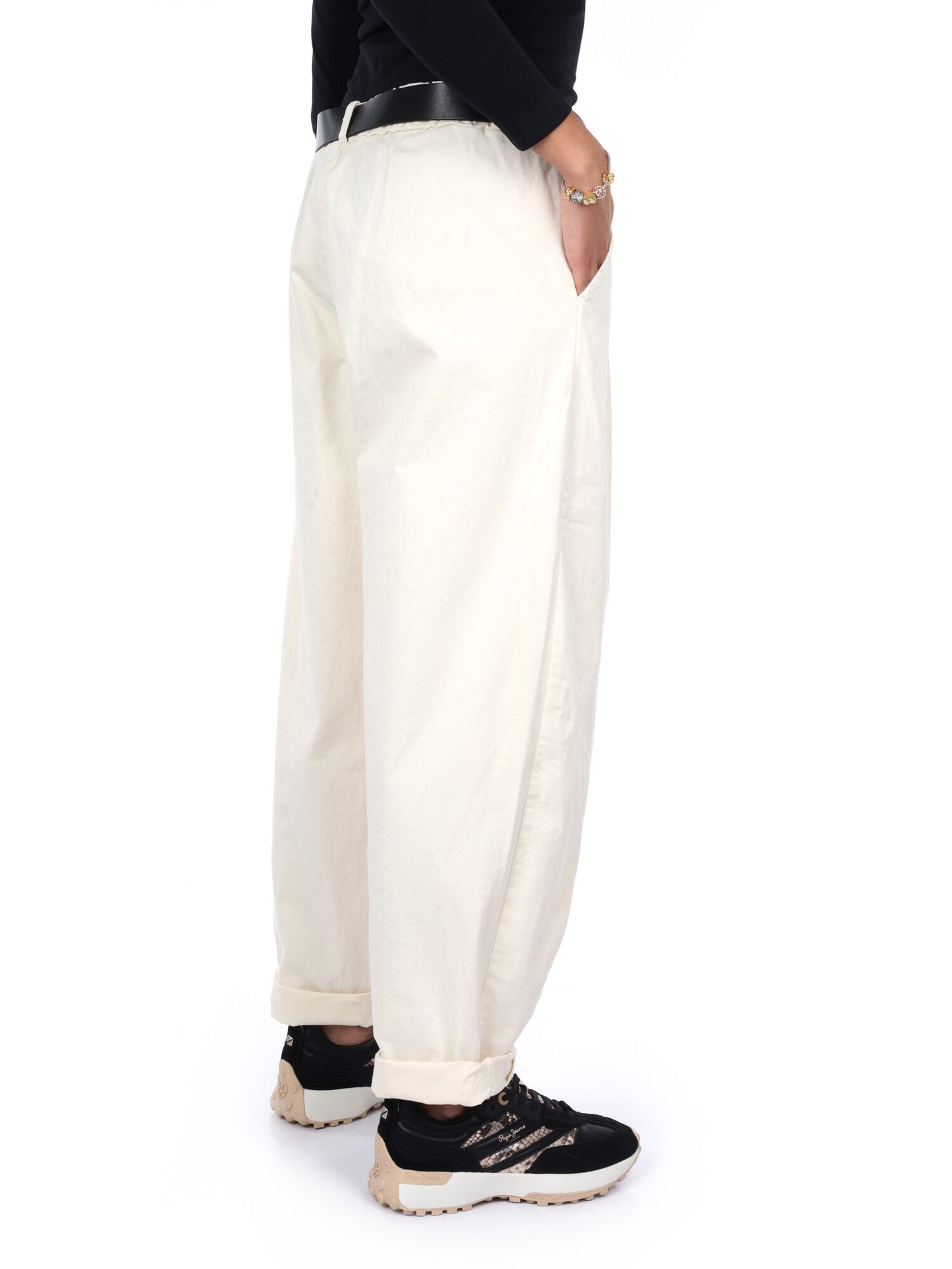 PANTALONE BALLOON MISS LOVE DA DONNA PANNA