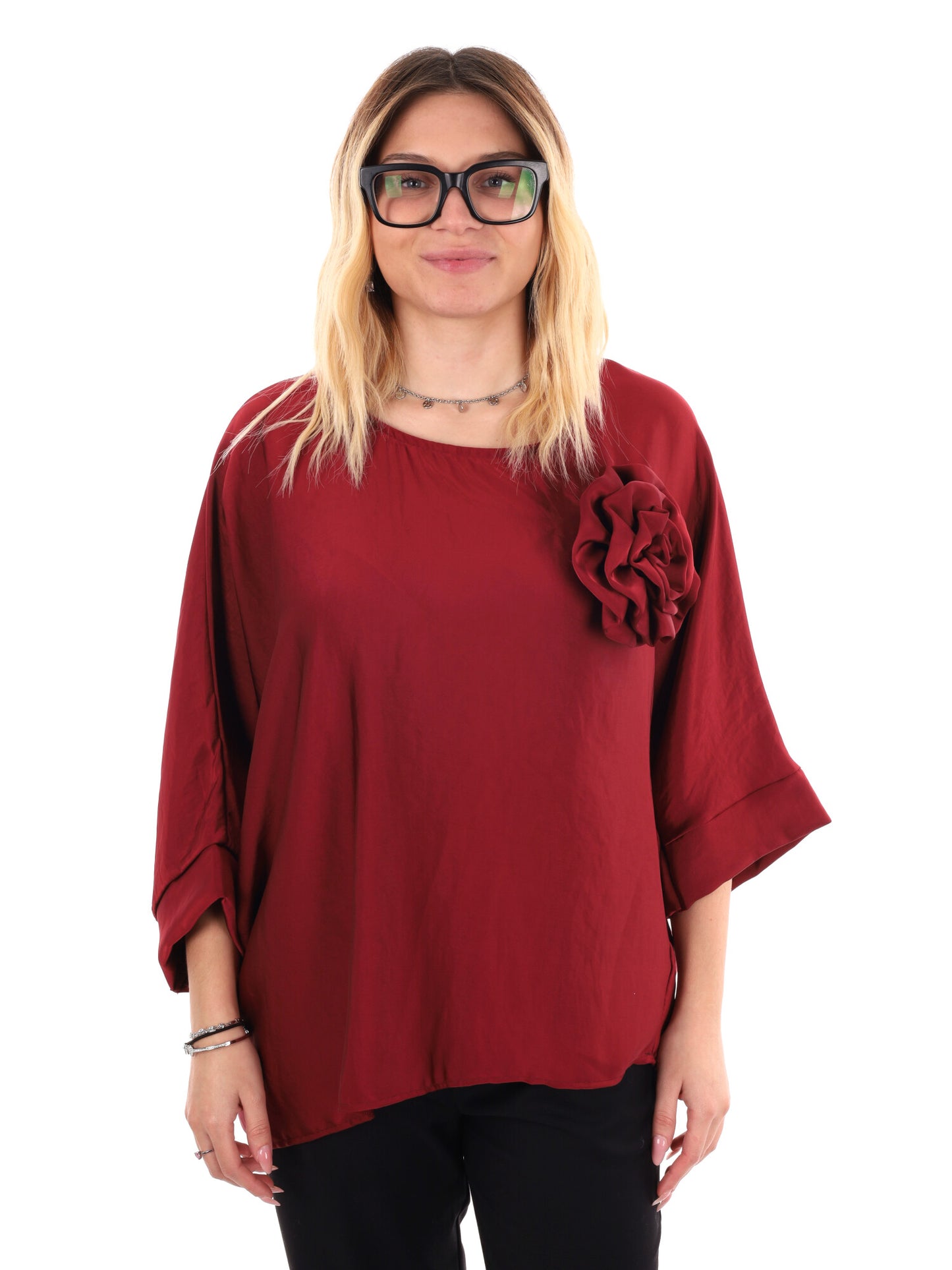 CASACCA KIMONO MISS LOVE DA DONNA BORDEAUX