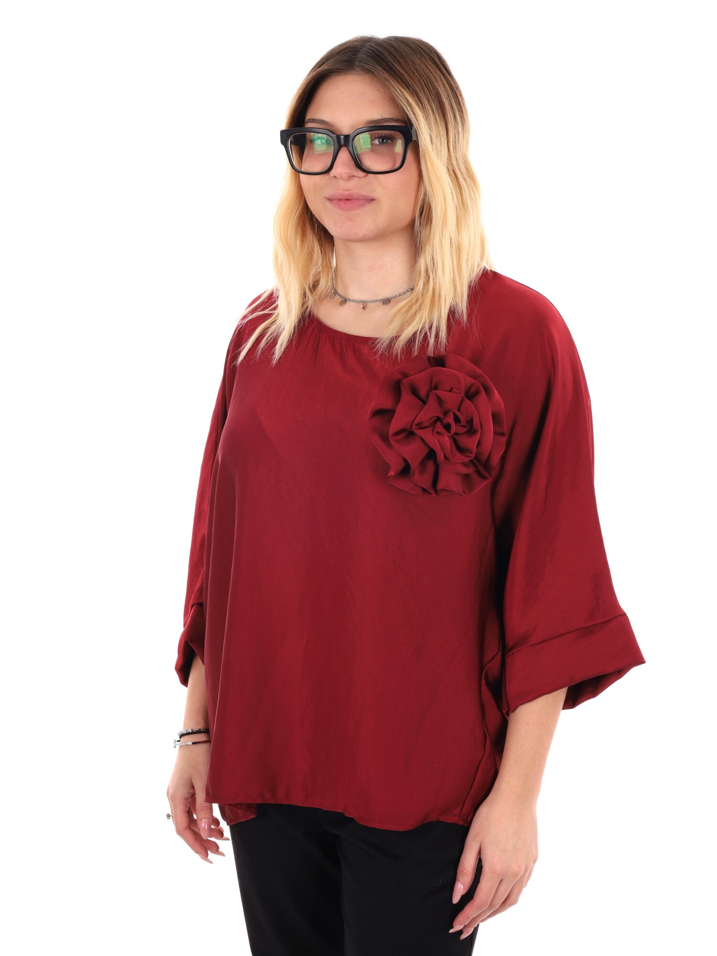 CASACCA KIMONO MISS LOVE DA DONNA BORDEAUX