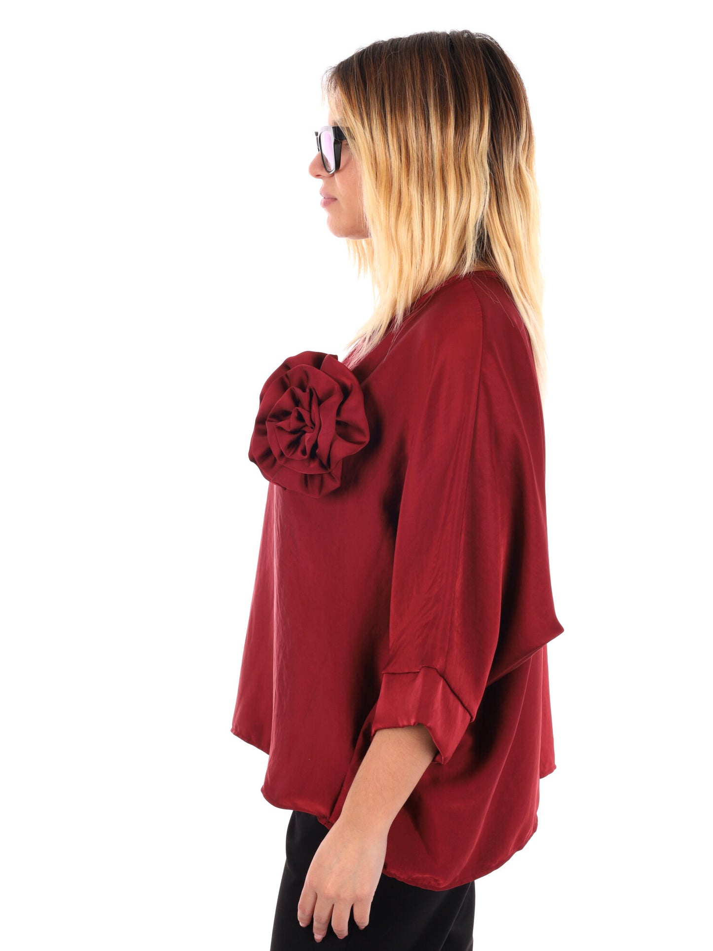 CASACCA KIMONO MISS LOVE DA DONNA BORDEAUX