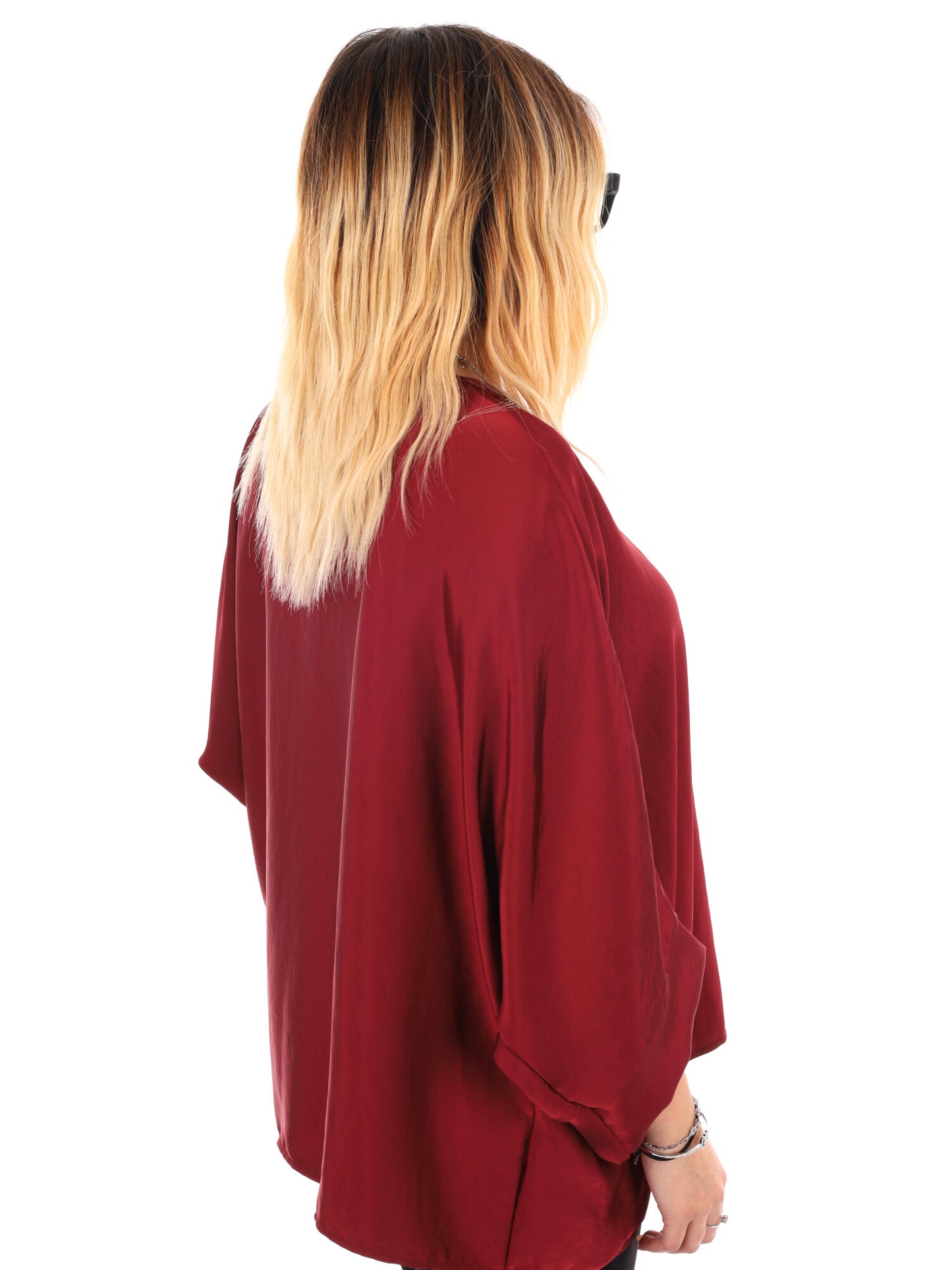 CASACCA KIMONO MISS LOVE DA DONNA BORDEAUX
