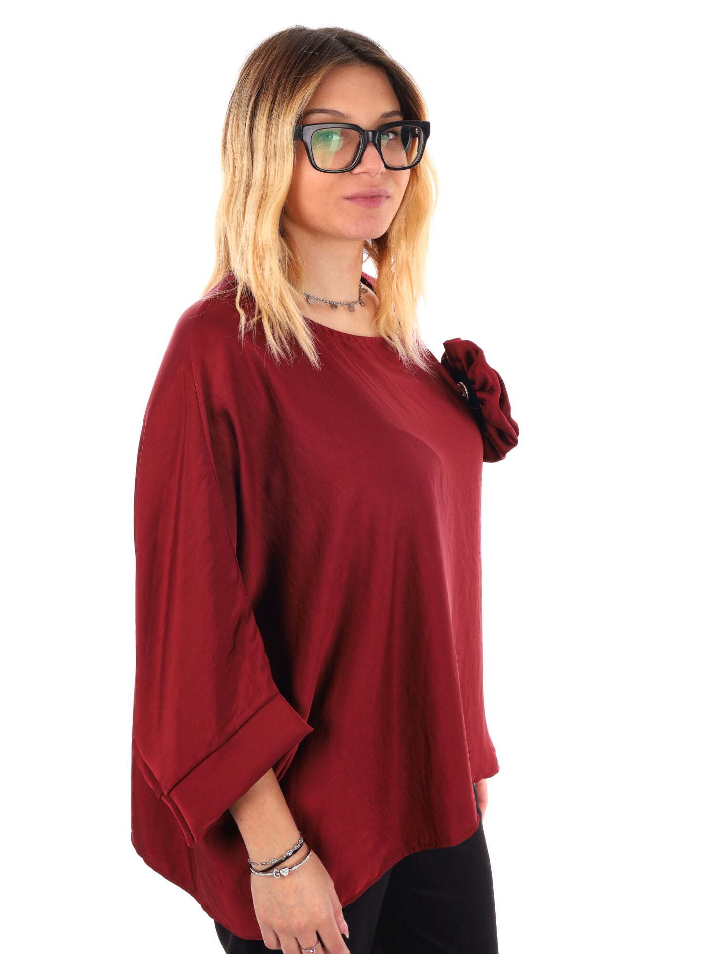CASACCA KIMONO MISS LOVE DA DONNA BORDEAUX