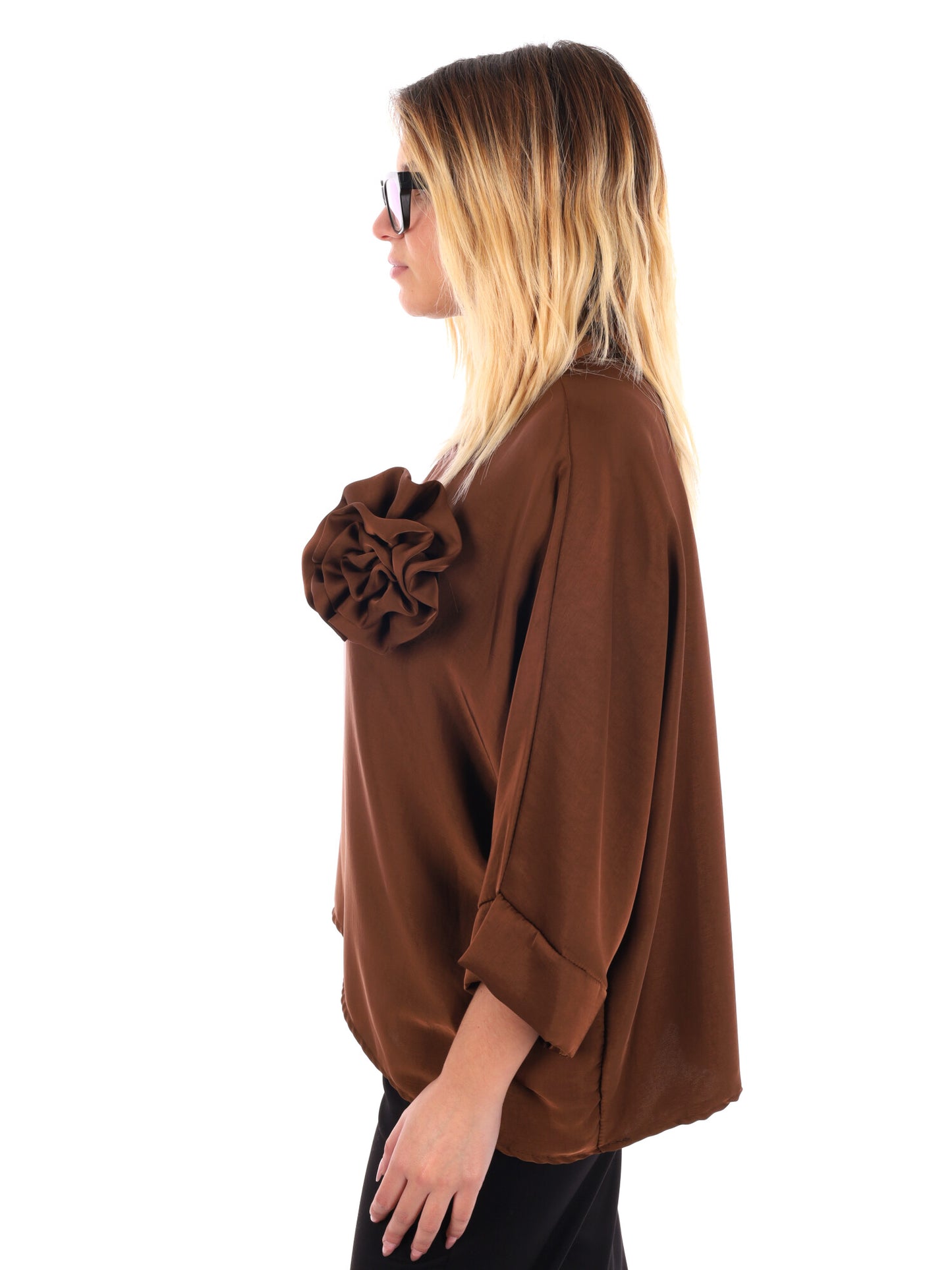 CASACCA KIMONO MISS LOVE DA DONNA MARRONE