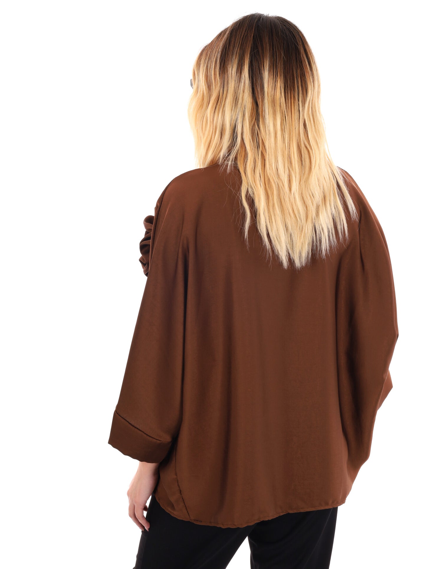 CASACCA KIMONO MISS LOVE DA DONNA MARRONE