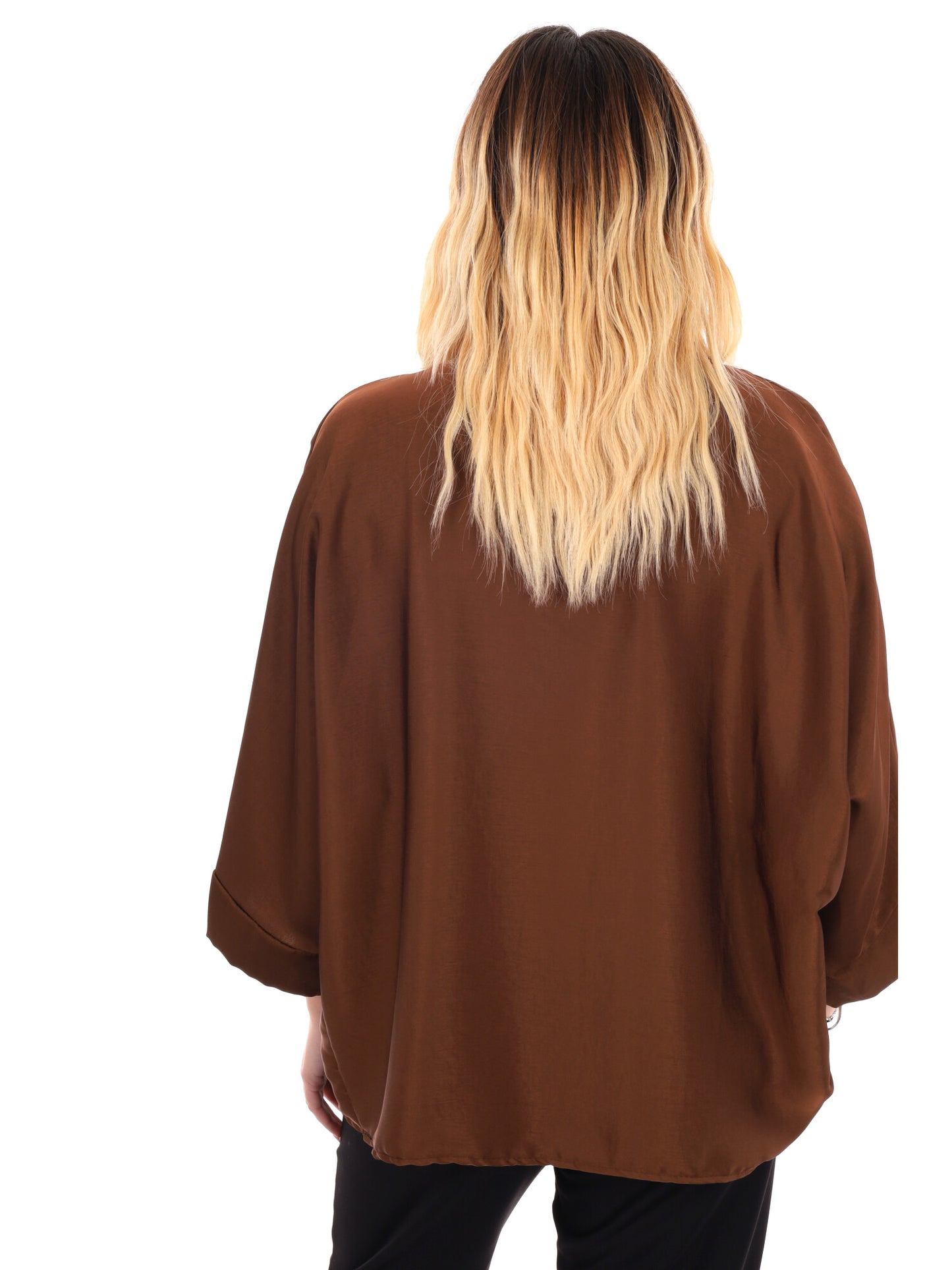 CASACCA KIMONO MISS LOVE DA DONNA MARRONE