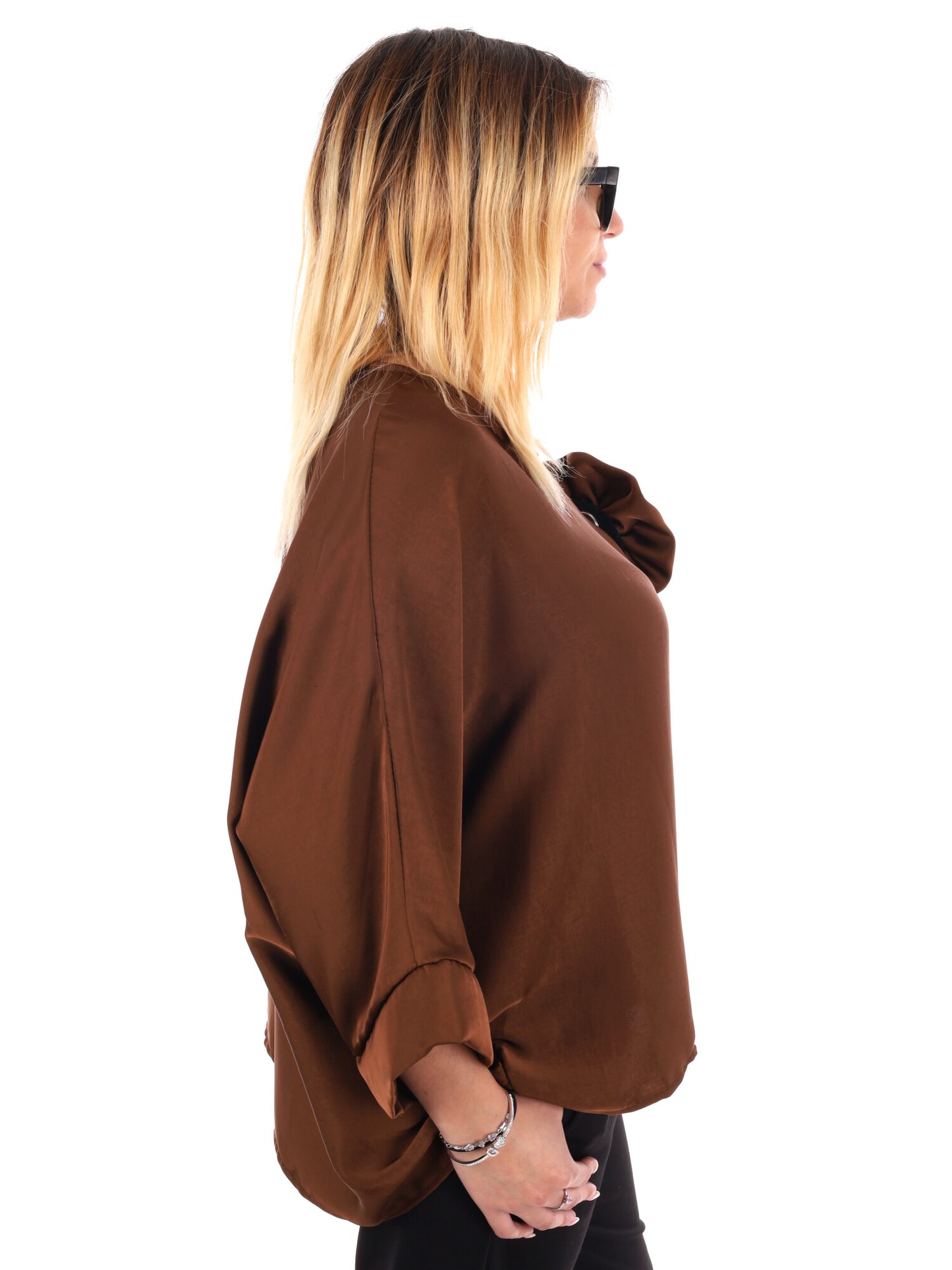 CASACCA KIMONO MISS LOVE DA DONNA MARRONE