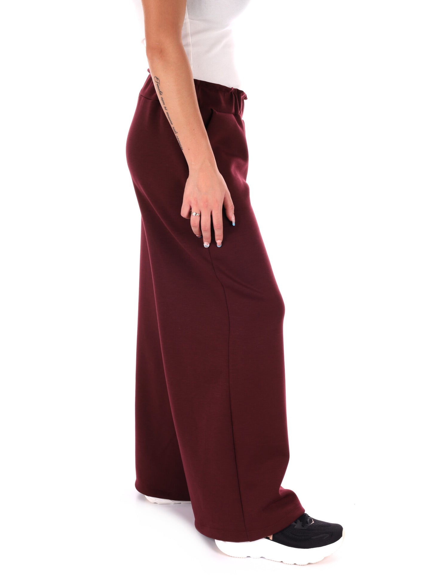PANTAPALAZZO CON TASCHE MISS LOVE DA DONNA BORDEAUX