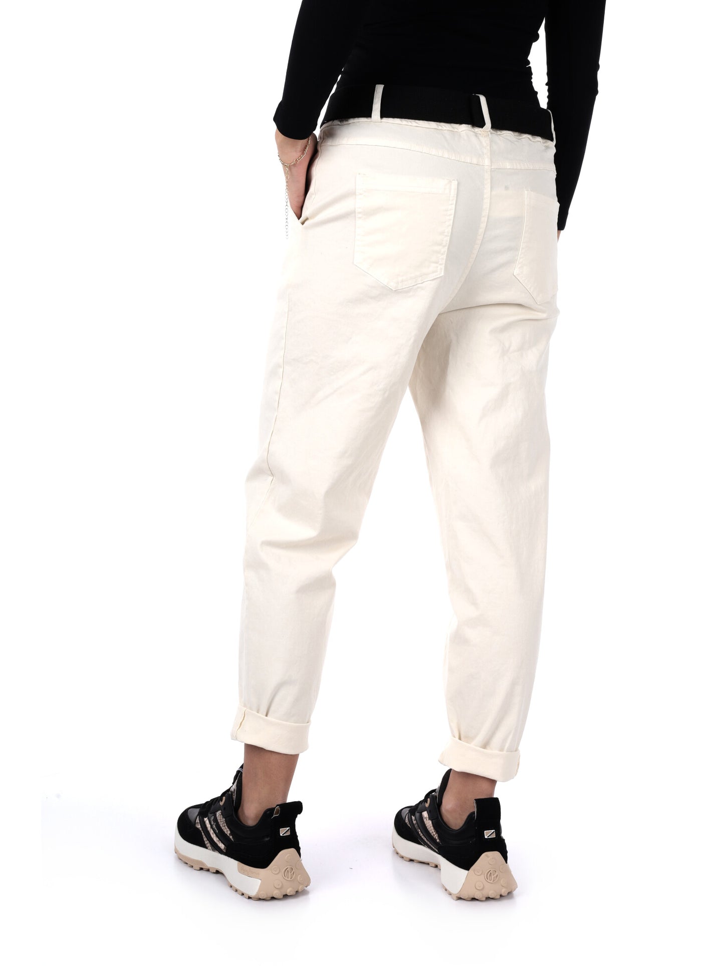 PANTALONE CARROT MISS LOVE DA DONNA PANNA