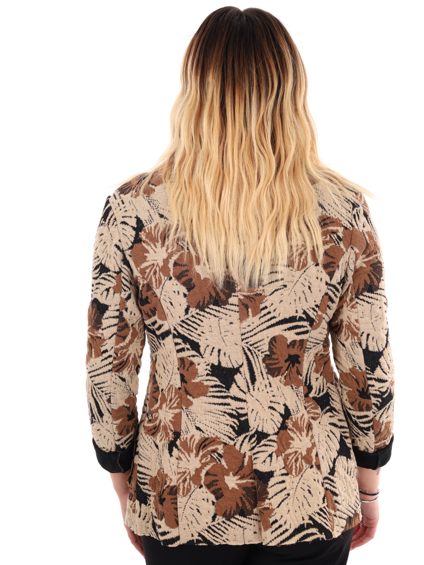 BLAZER PUNTO MILANO MISS LOVE DA DONNA NERO BEIGE