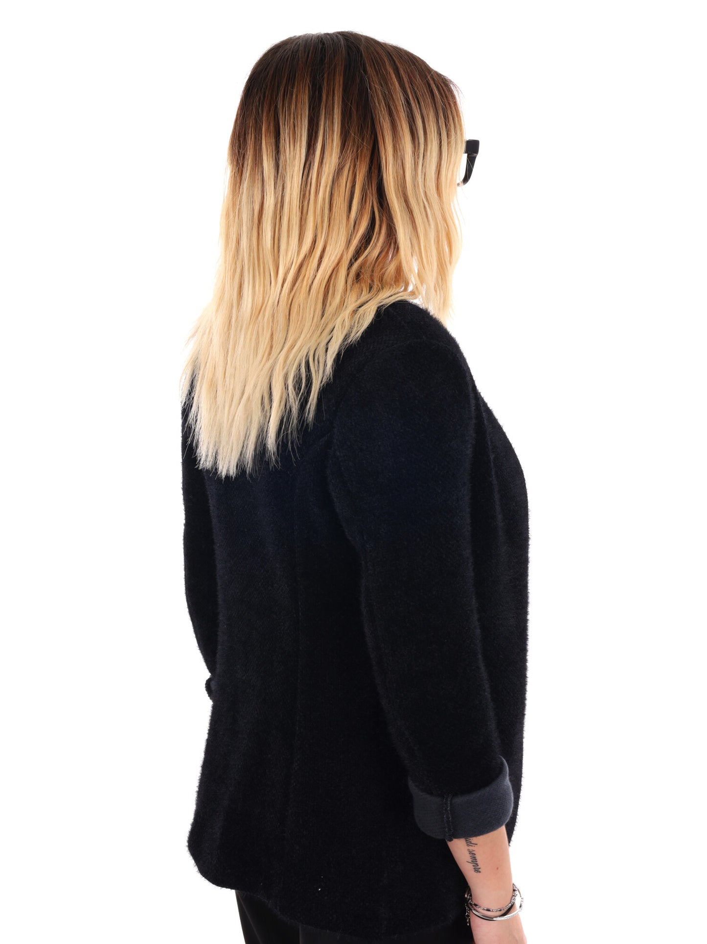 BLAZER STRUTTURATO MISS LOVE DA DONNA NERO