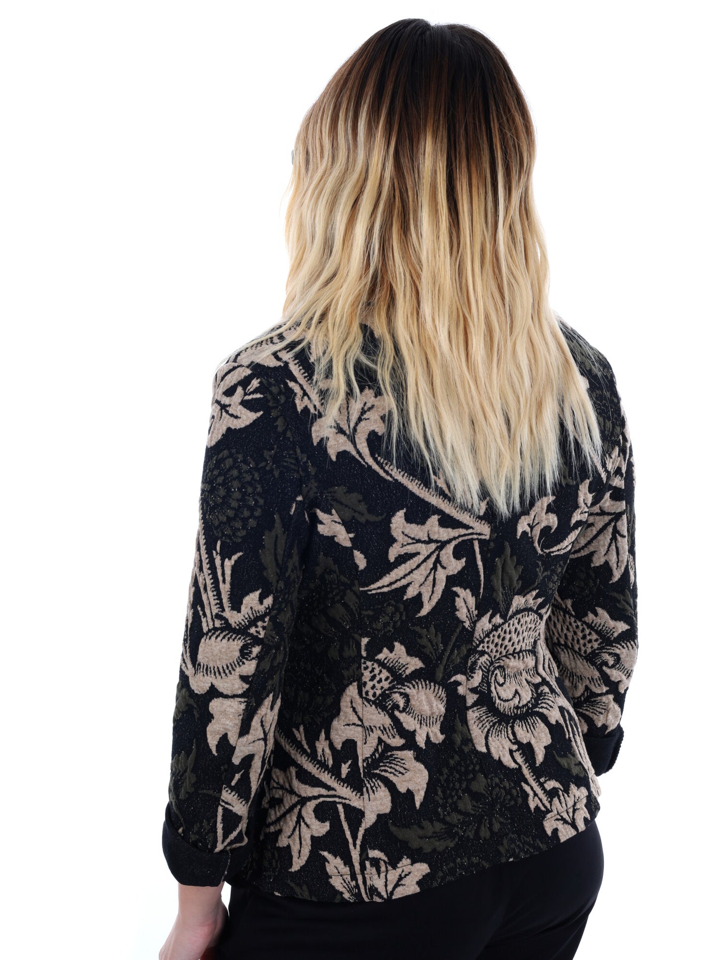 BLAZER MONOPETTO MISS LOVE DA DONNA NERO VERDE