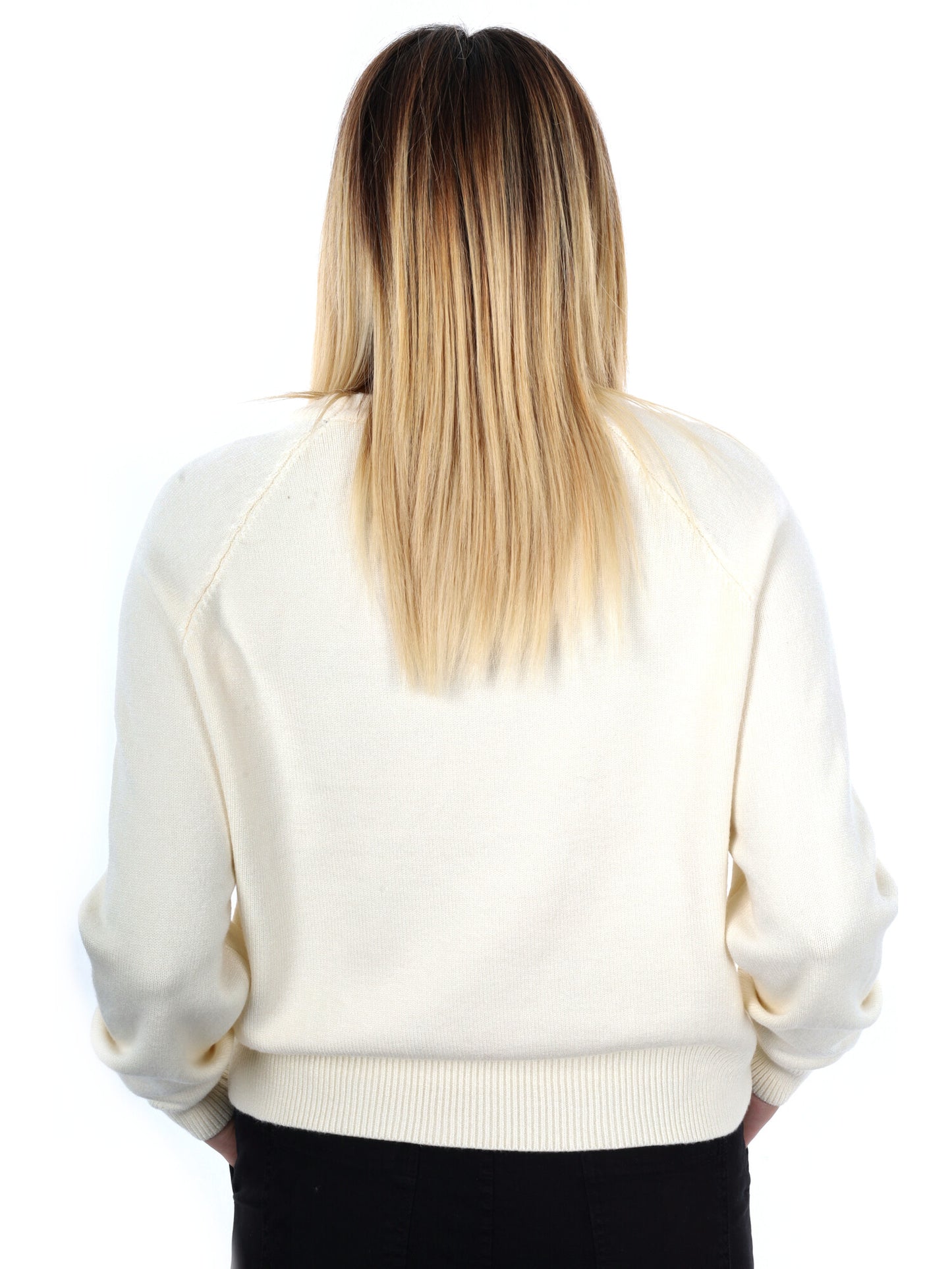 PULLOVER CON FIORI MISS LOVE DA DONNA PANNA