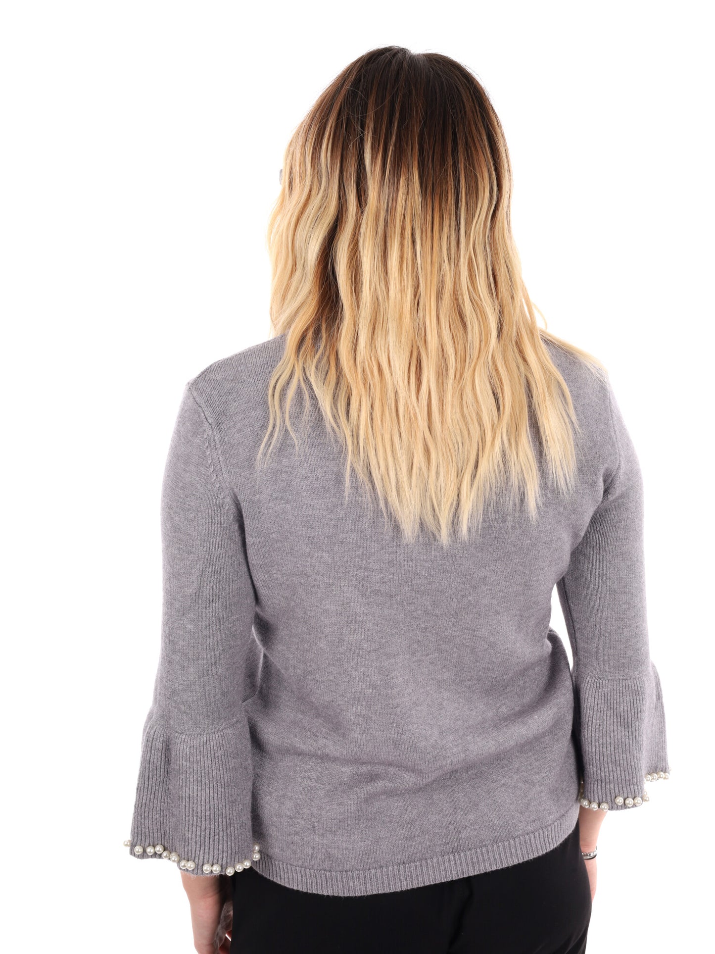 MAGLIA MANICA 3/4 MISS LOVE DA DONNA GRIGIO