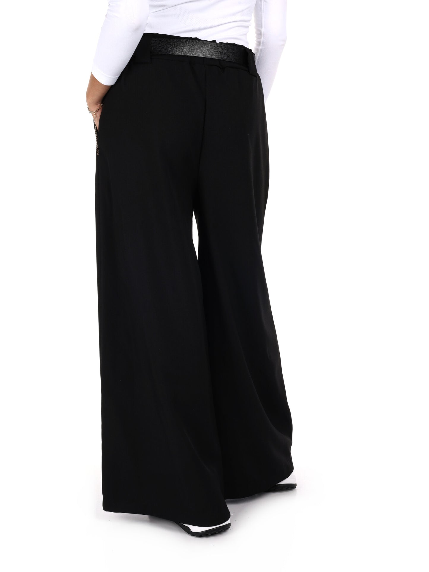 PANTAPALAZZO MISS LOVE DA DONNA NERO