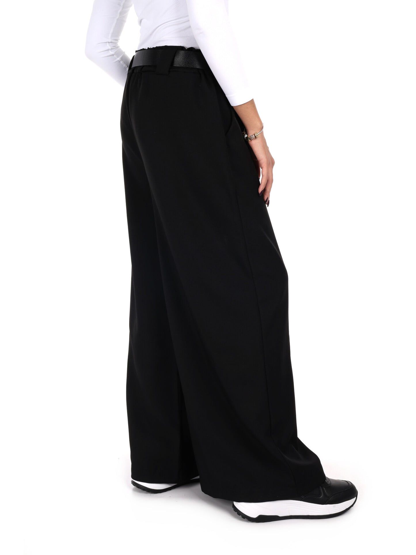 PANTAPALAZZO MISS LOVE DA DONNA NERO