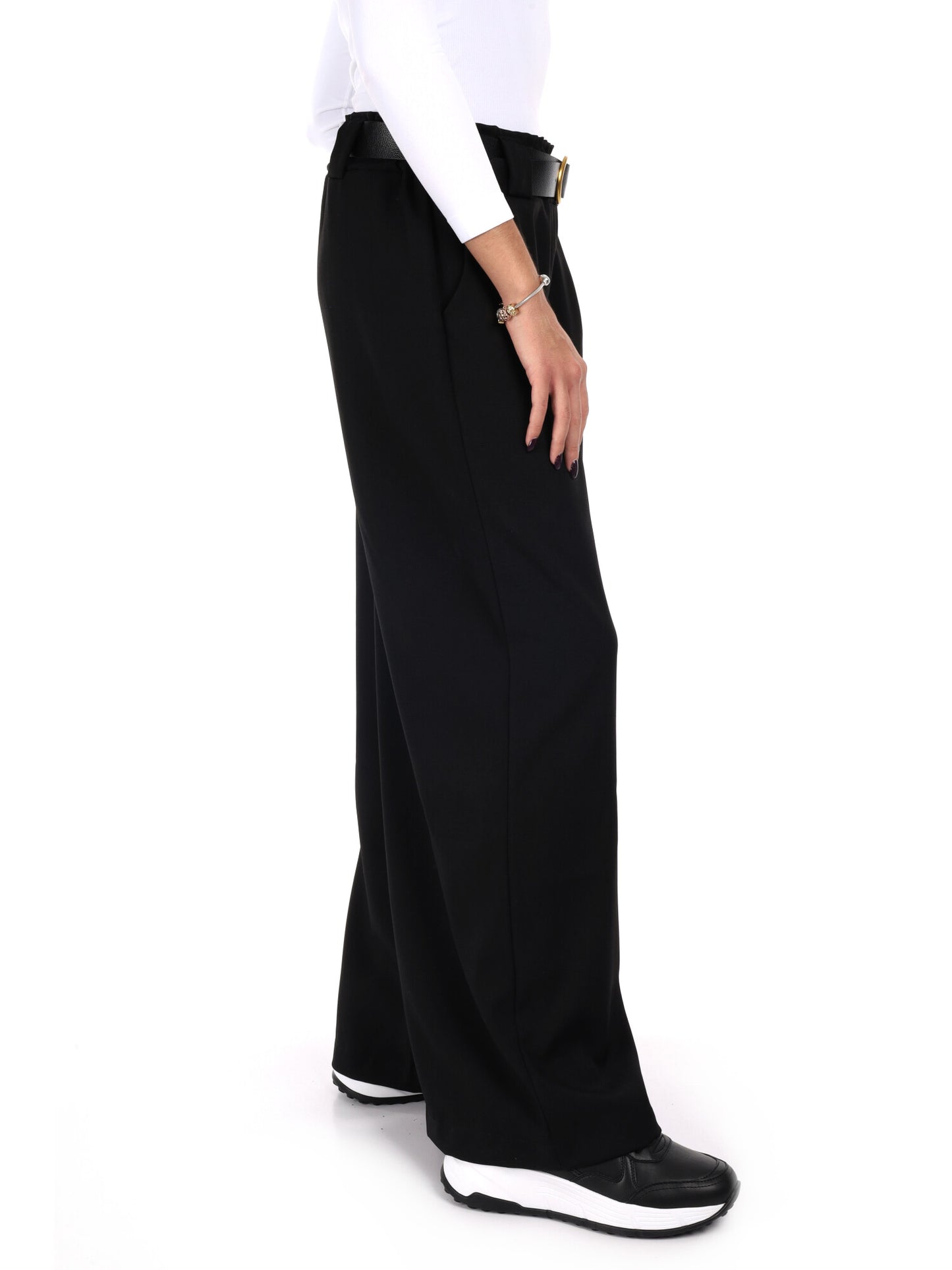 PANTAPALAZZO MISS LOVE DA DONNA NERO