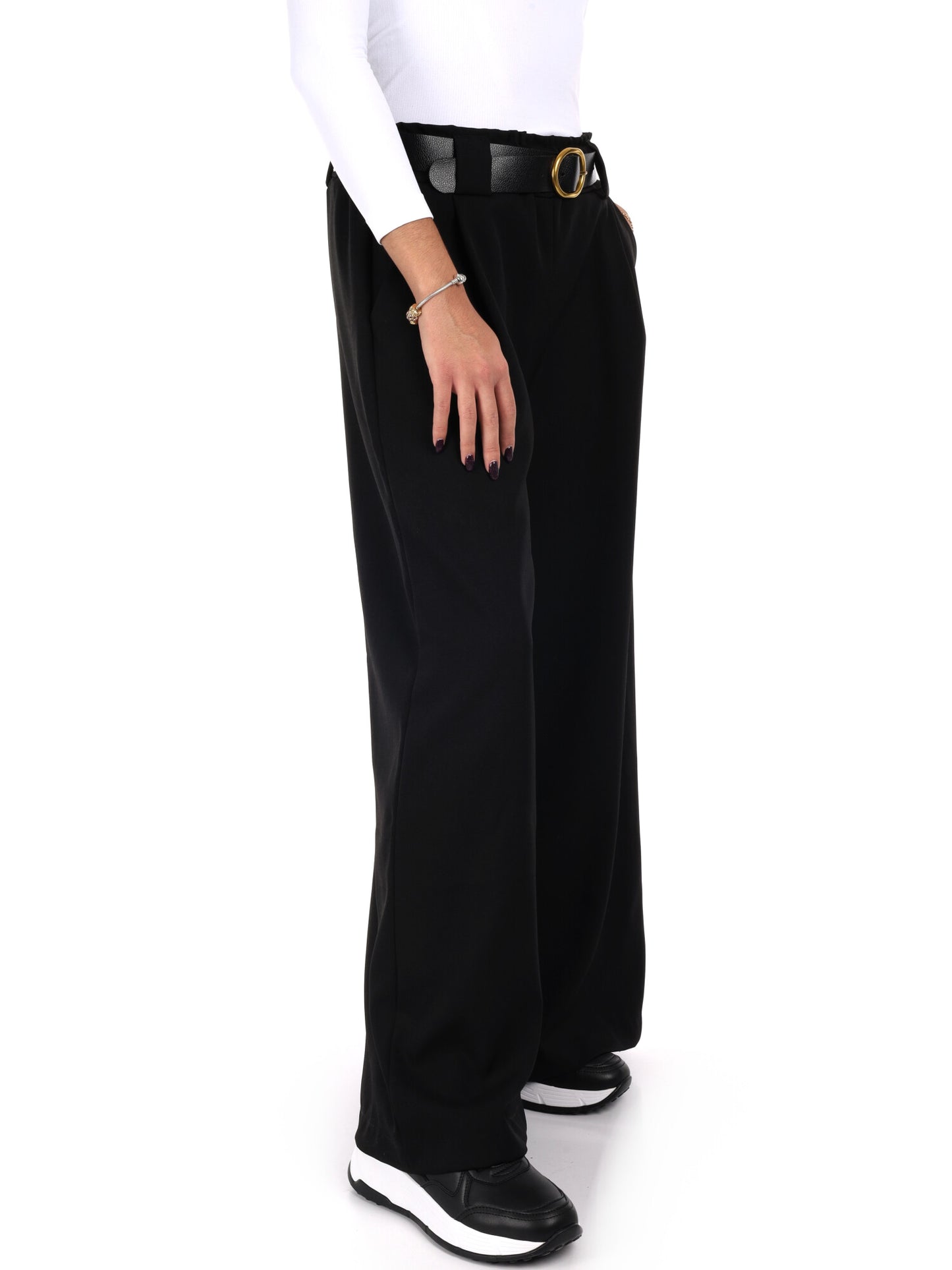 PANTAPALAZZO MISS LOVE DA DONNA NERO