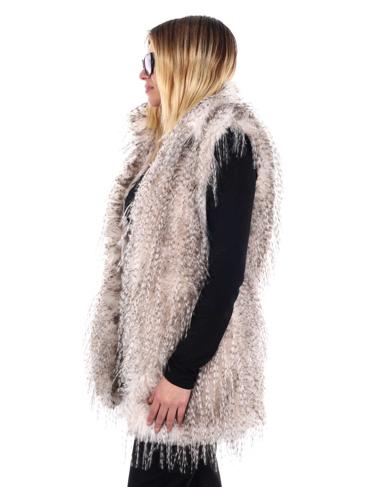 SMANICATO IN ECOPELLICCIA MISS LOVE DA DONNA BIANCO