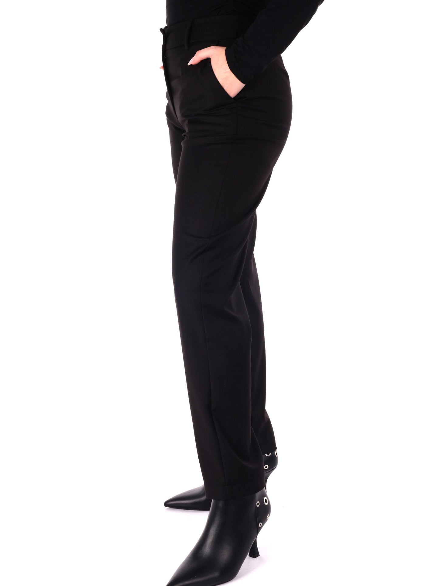 PANTALONE  MISS LOVE DA DONNA NERO