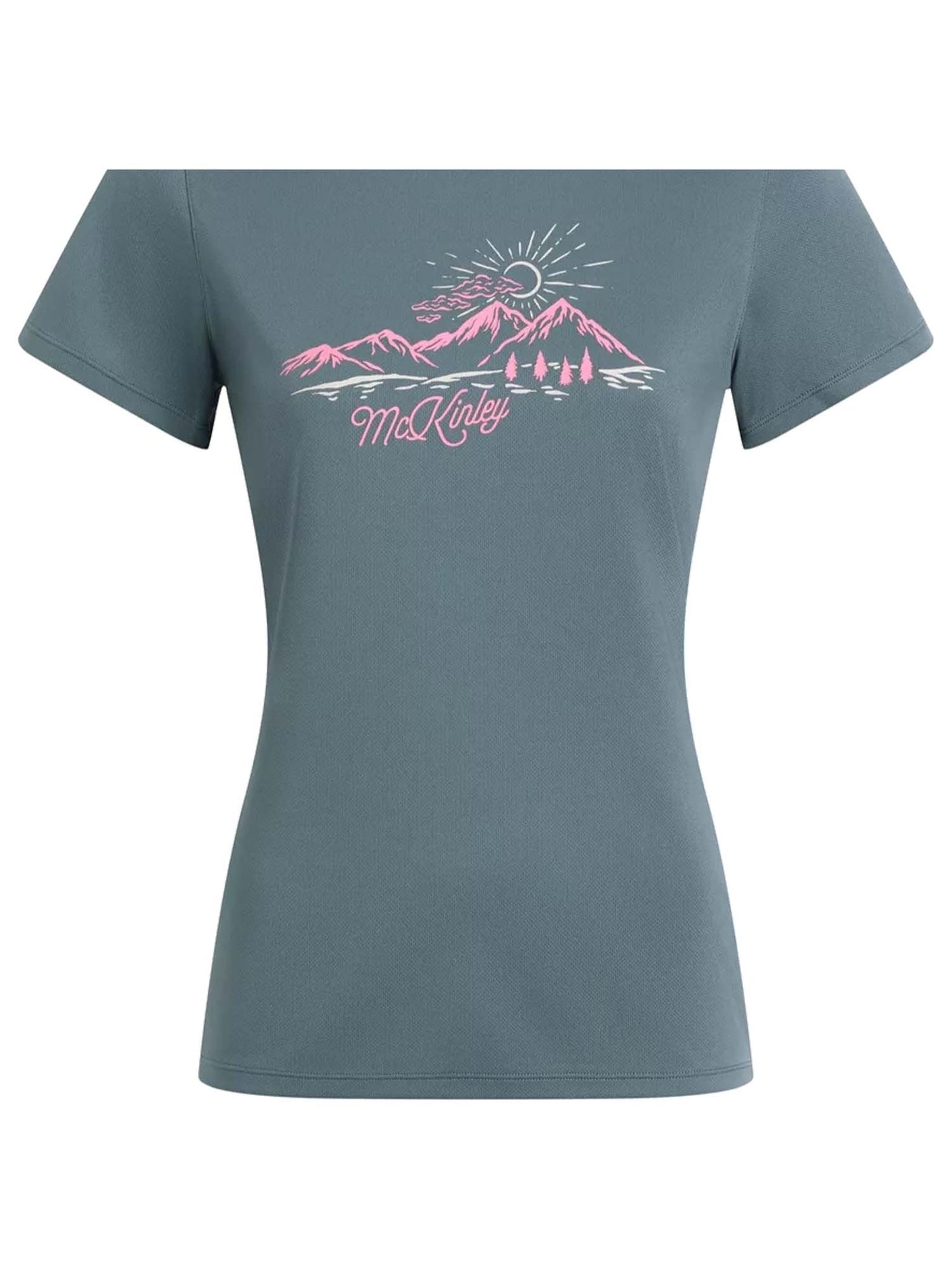 T-shirt McKinley Fabi III da donna verde per attività outdoor