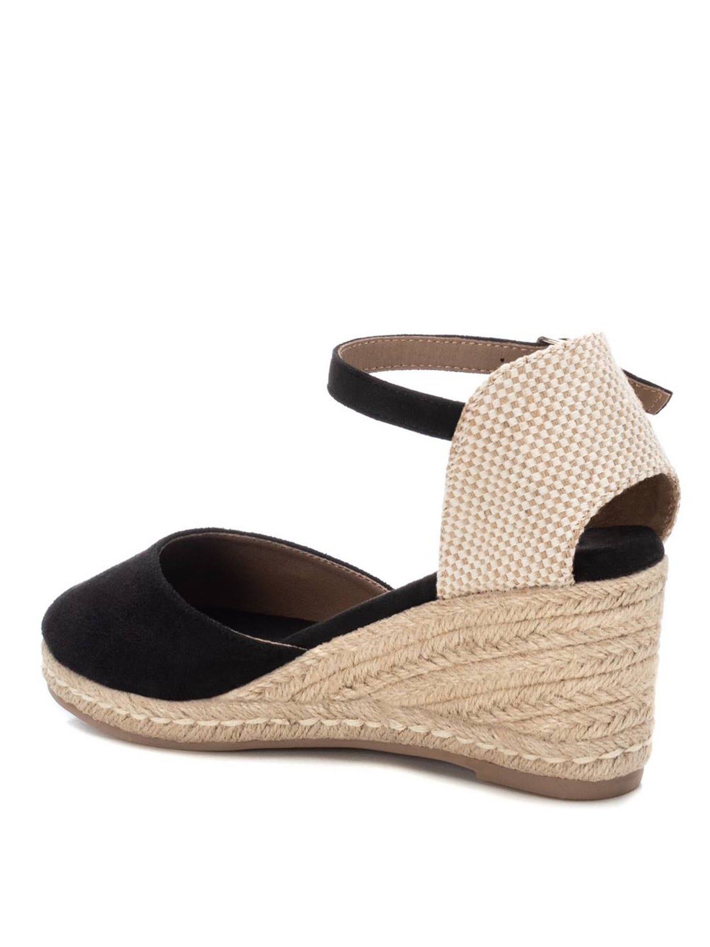 Sandali Refresh Campesina da donna neri, stile estivo e comfort
