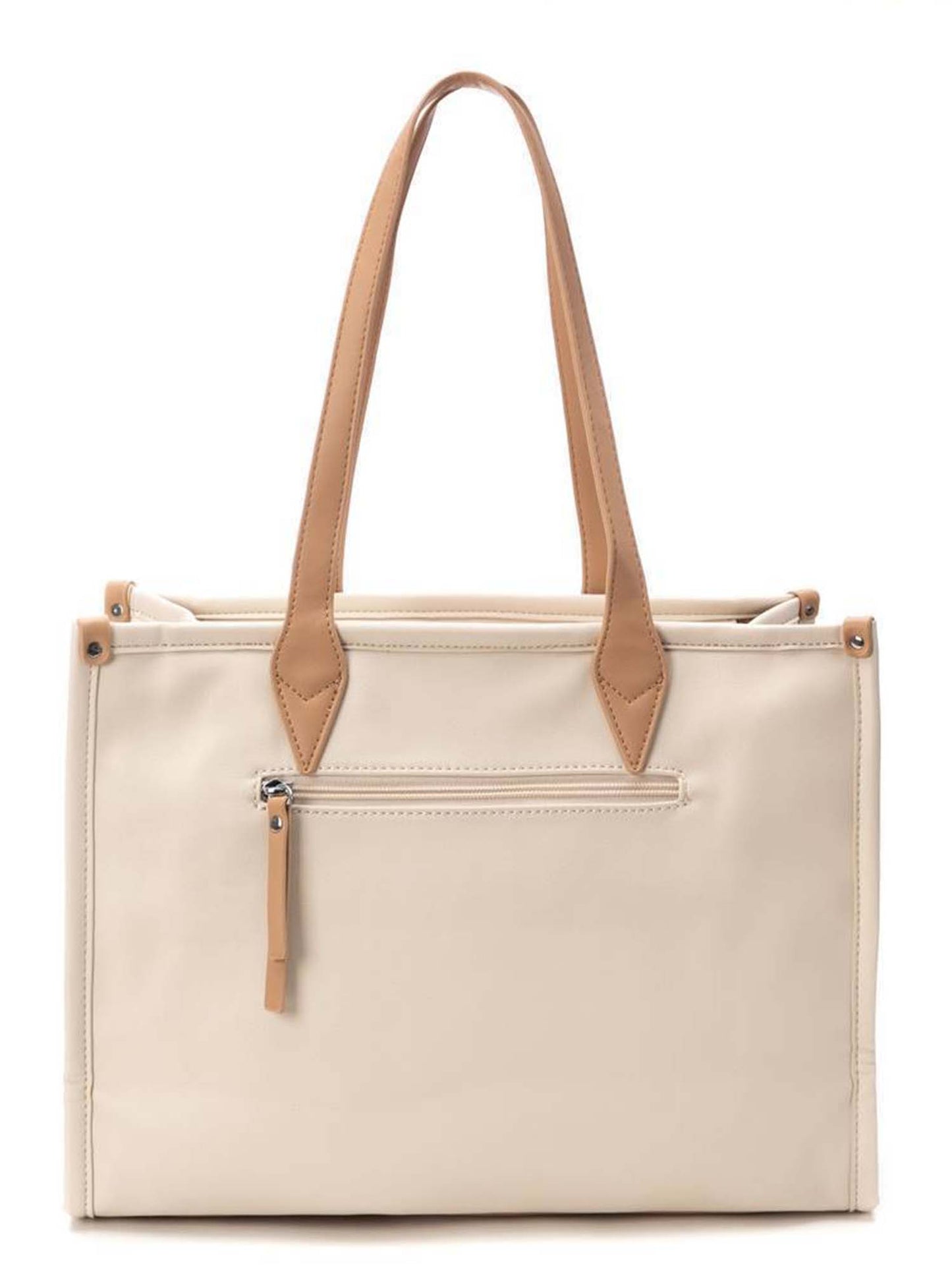 Borsa a spalla Refresh beige da donna dal design elegante e funzionale