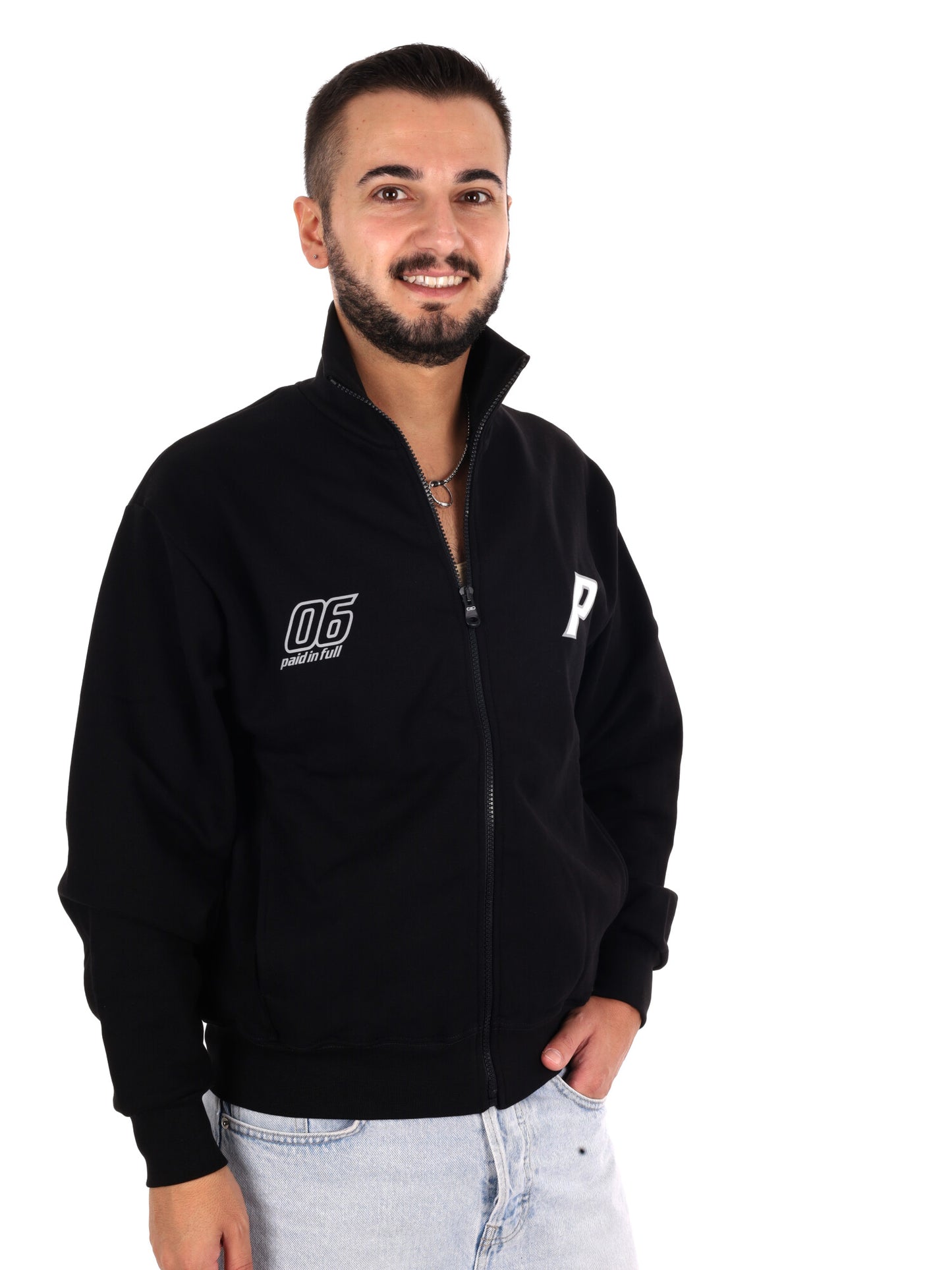 Propaganda 26FWPRFE785 Black, felpa da uomo nera