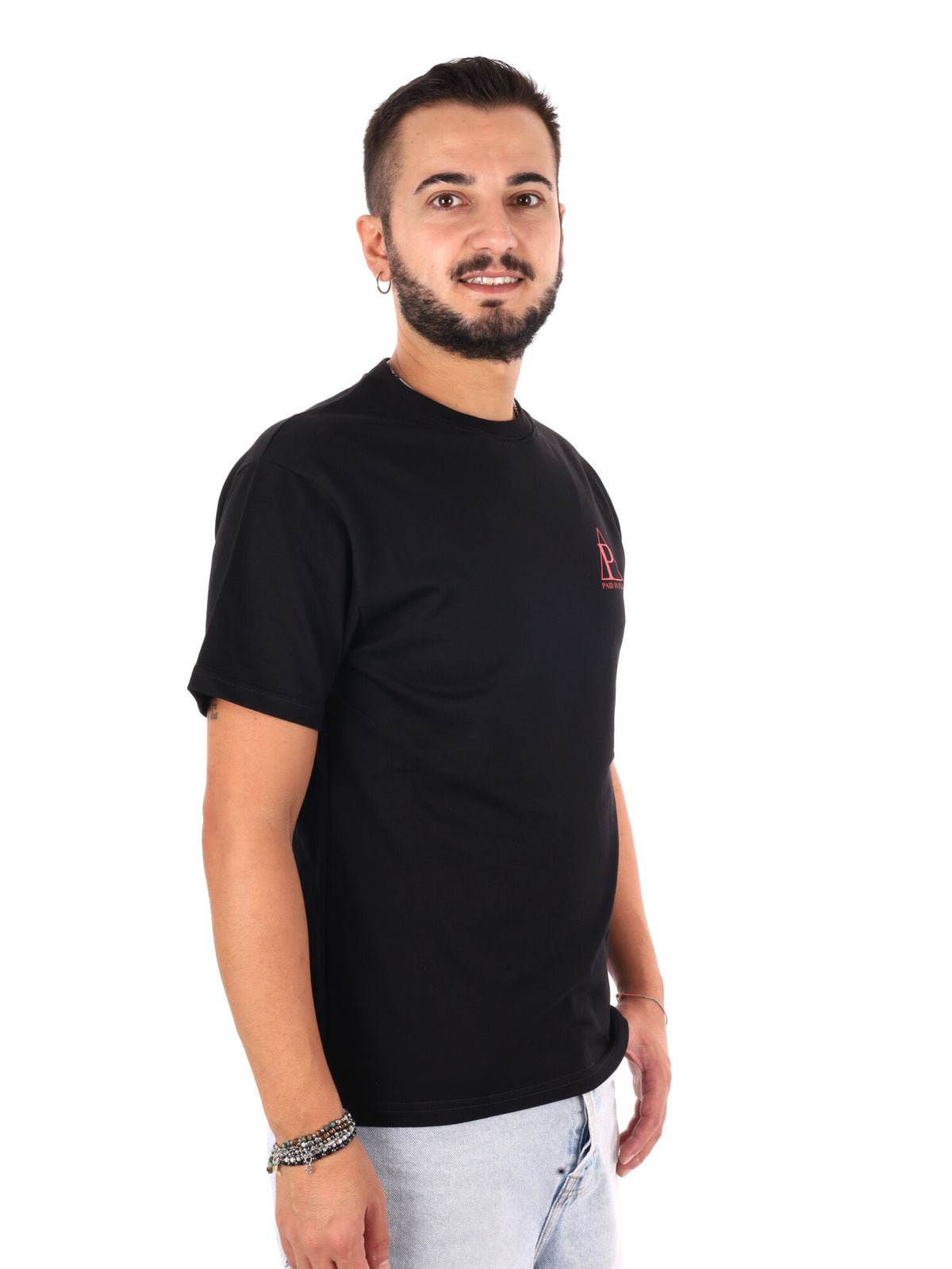 Propaganda t-shirt da Uomo nera