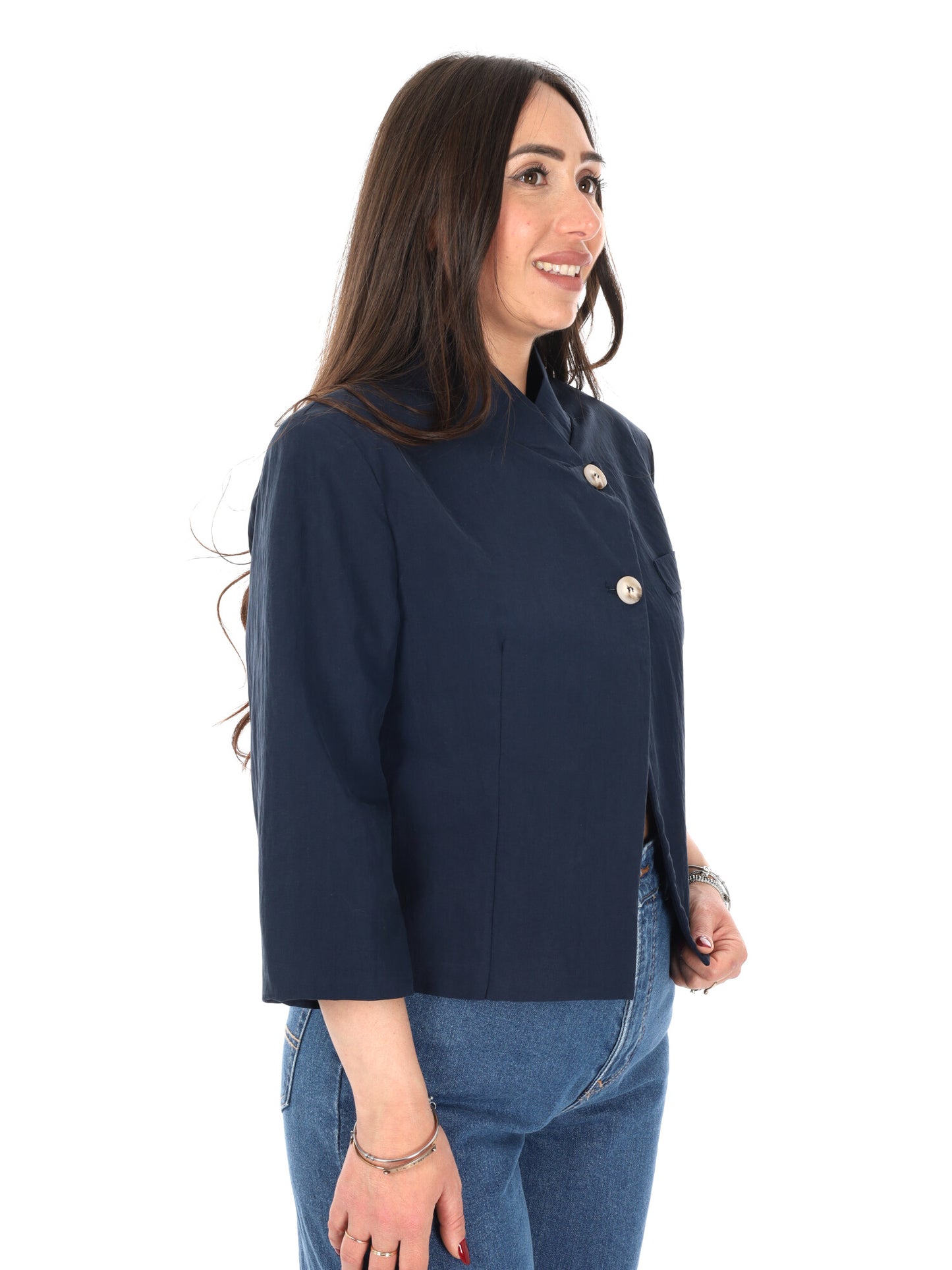 Miss Love blazer donna blu elegante e versatile