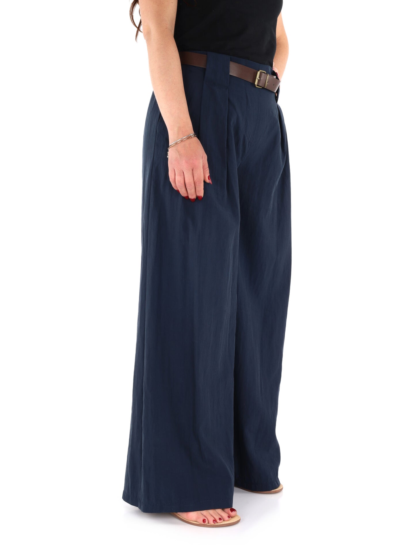 Pantaloni donna Miss Love in blu per la primavera estate