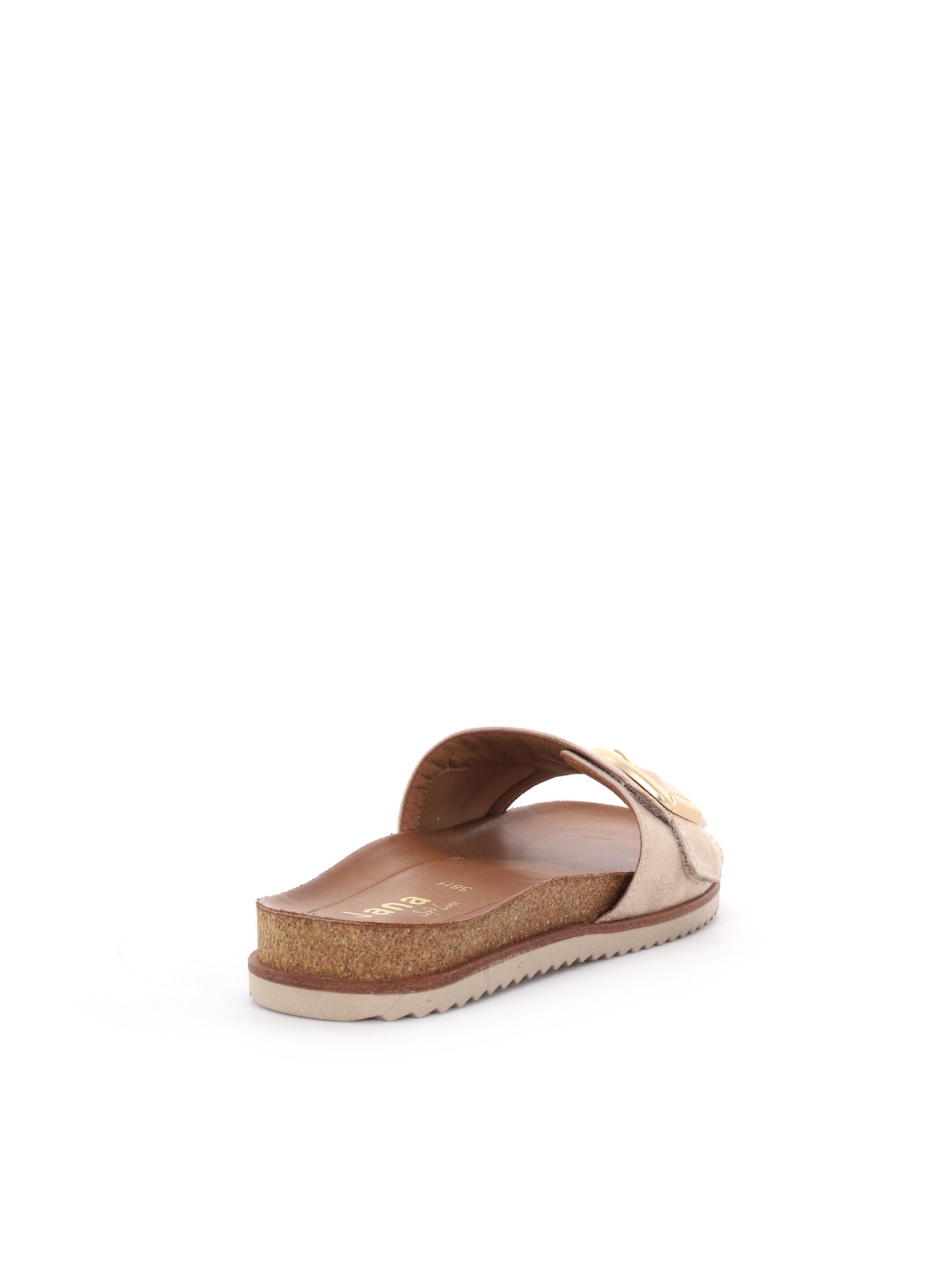 Sandali donna Jana beige con fibbie dorate regolabili