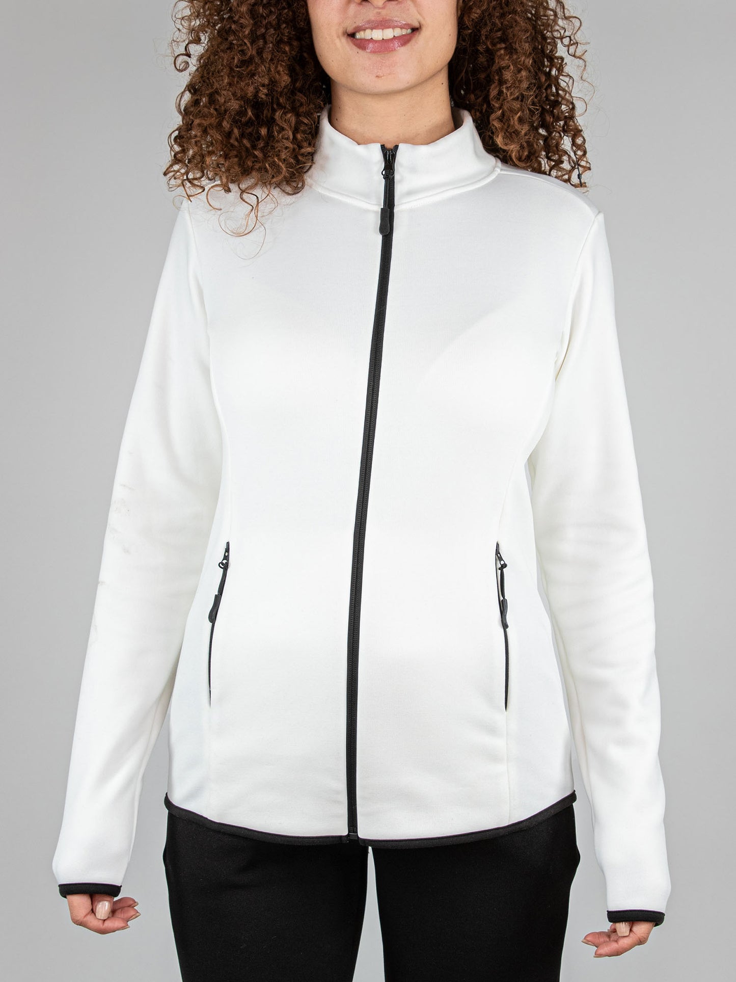 FELPA PILE ASTROLABIO DA DONNA BIANCO