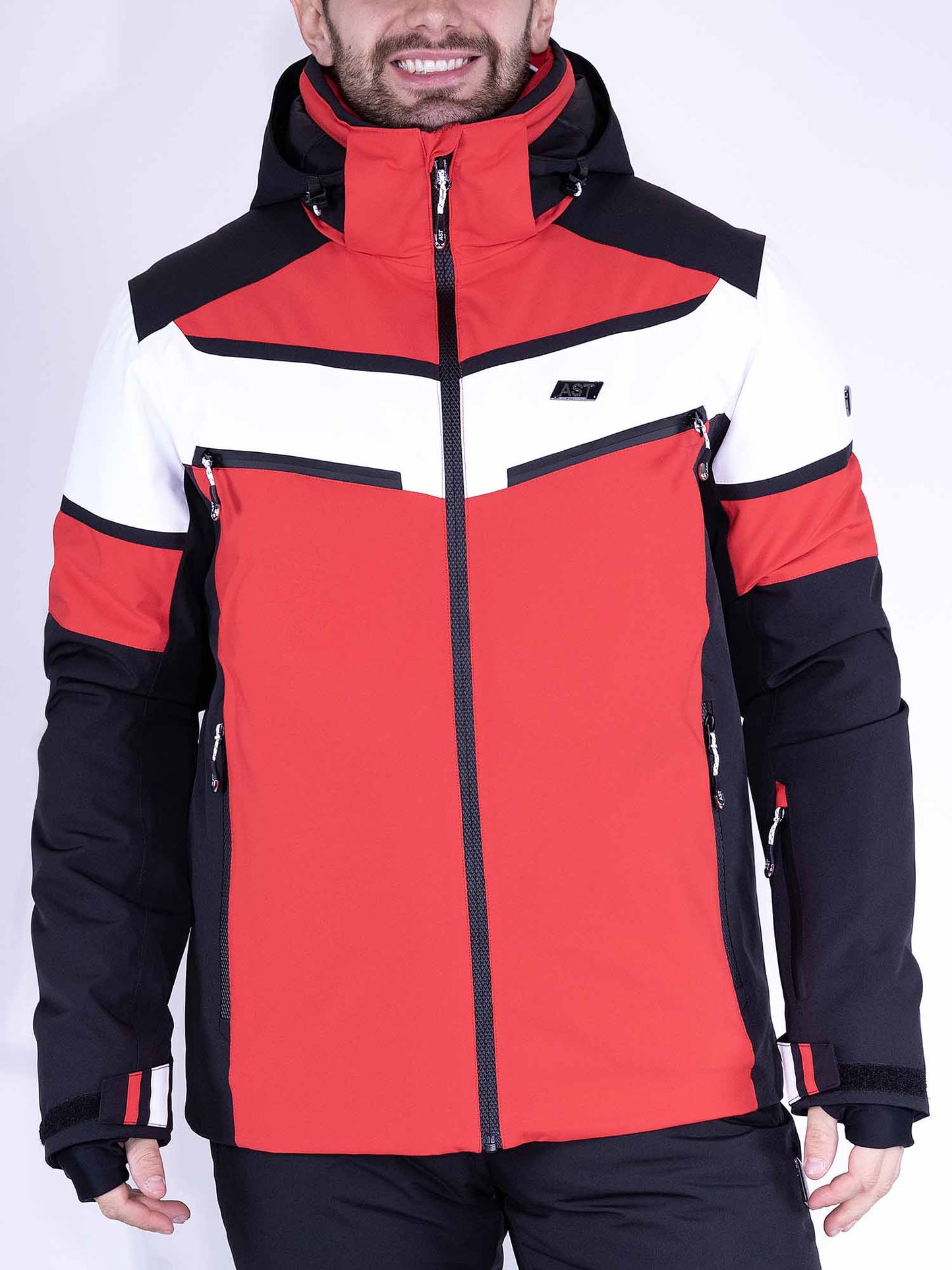 GIACCA SCI ASTROLABIO DA UOMO ROSSO