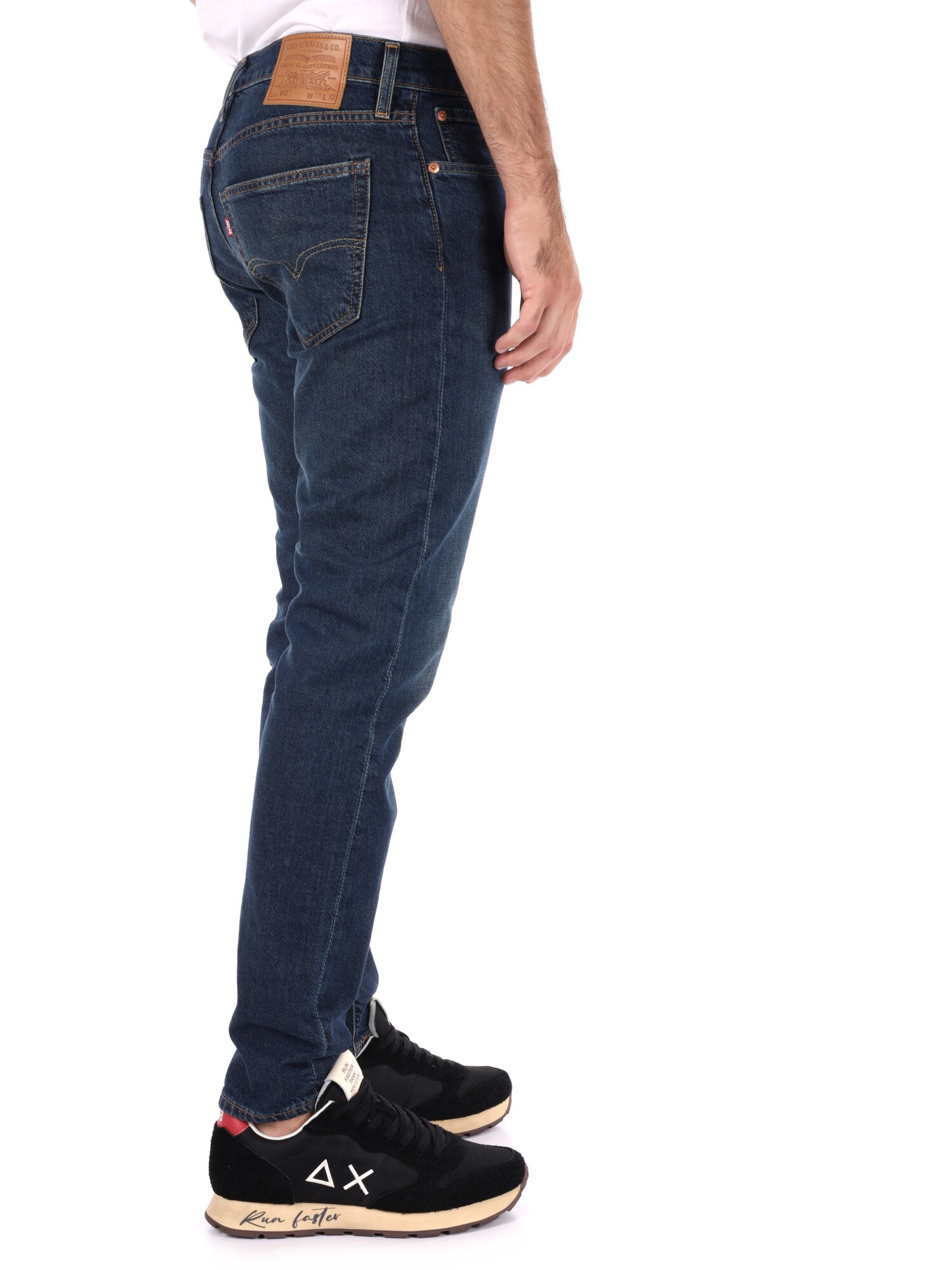 JEANS SLIM TAPER LEVIS 512 DA UOMO DENIM SCURO