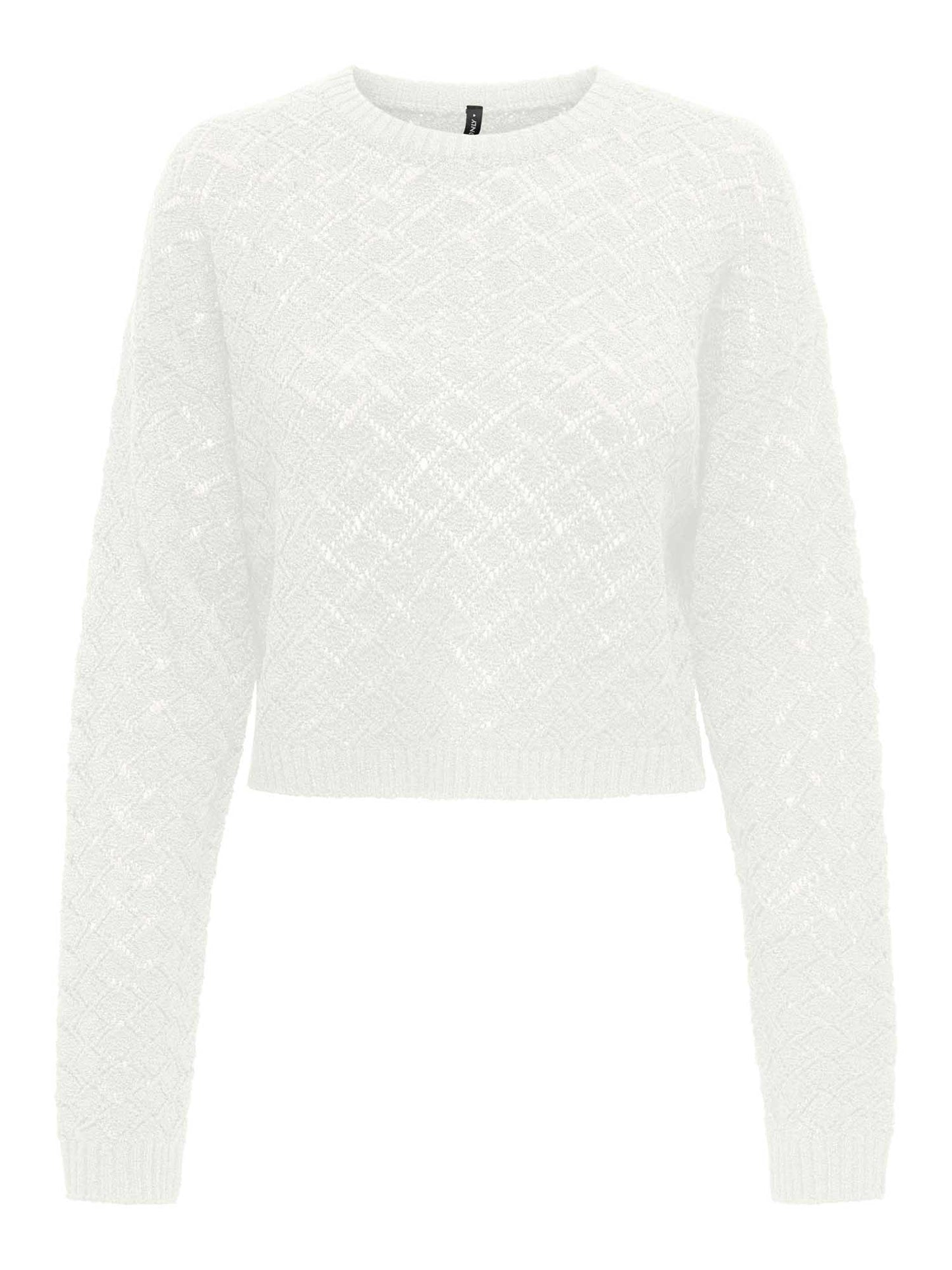 ONLY MIAMI LS O-NECK - PANNA