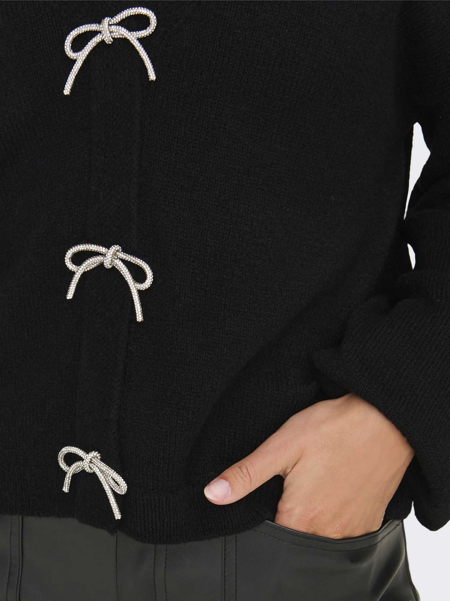 CARDIGAN ONLY DA DONNA NERO