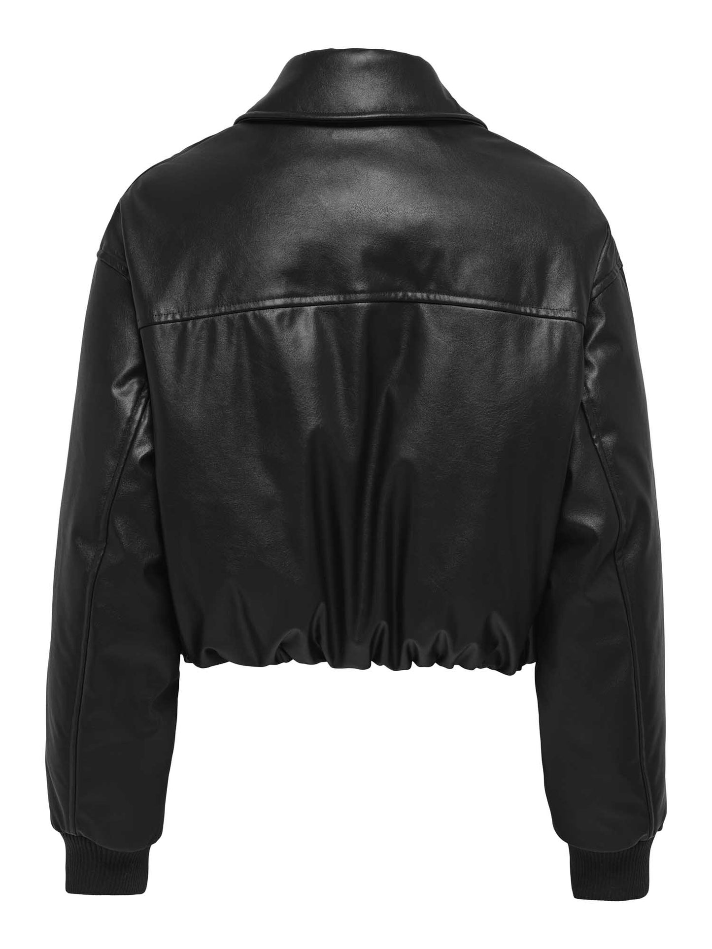 GIUBBINO IN SEMILPELLE MARIE ONLY DA DONNA NERO