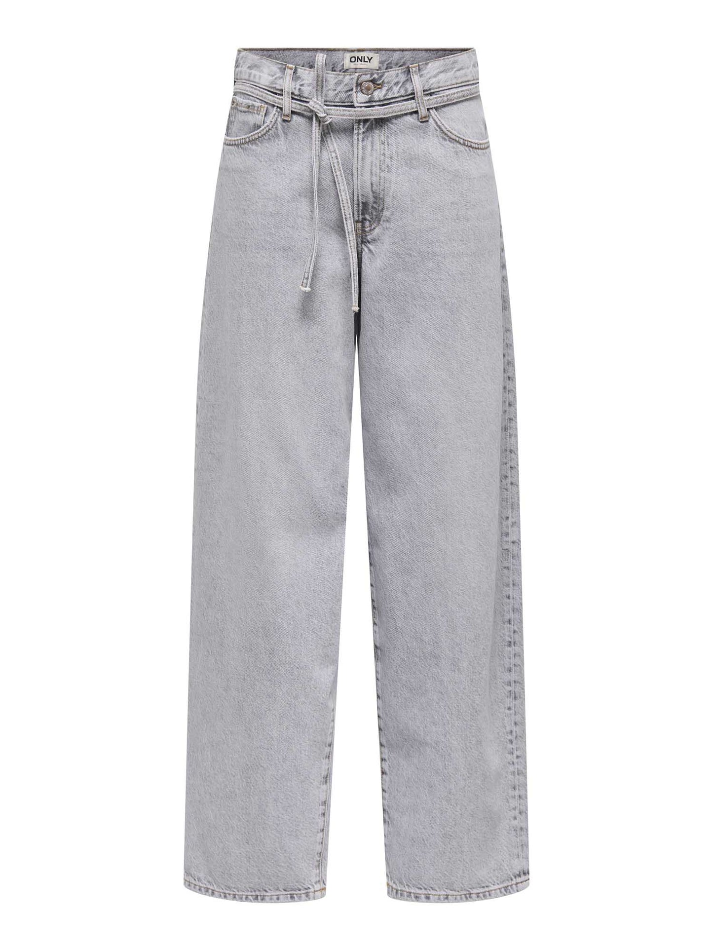 JEANS GIANNA A GAMBA LARGA ONLY DA RAGAZZA DENIM GRIGIO