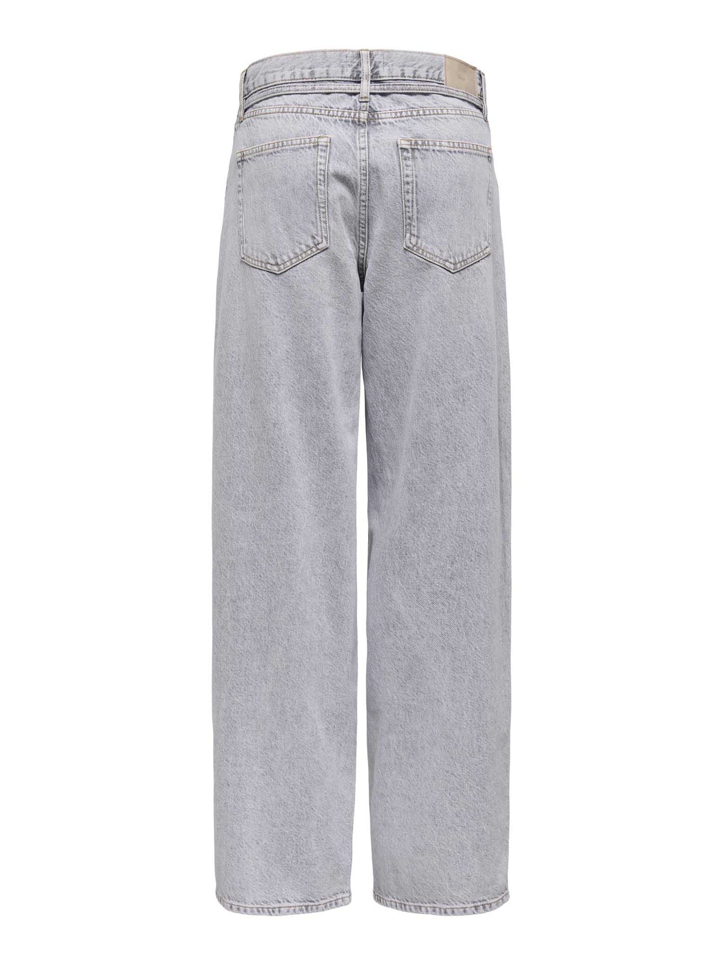 JEANS GIANNA A GAMBA LARGA ONLY DA RAGAZZA DENIM GRIGIO