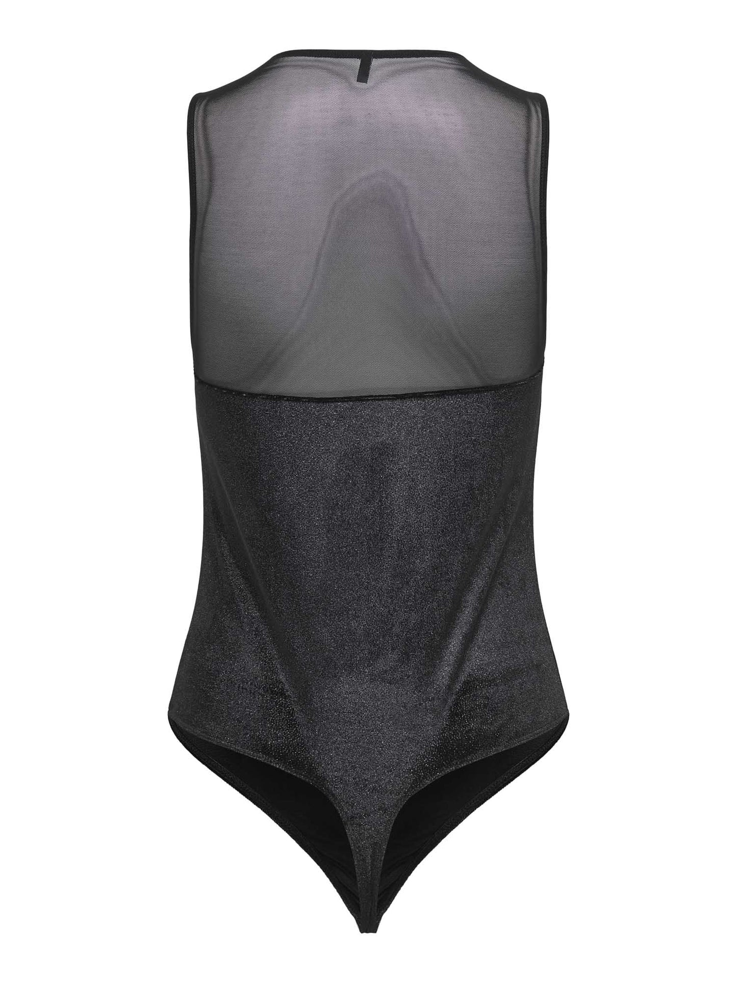 BODY OTHILIA GLITTER ONLY DA RAGAZZA NERO