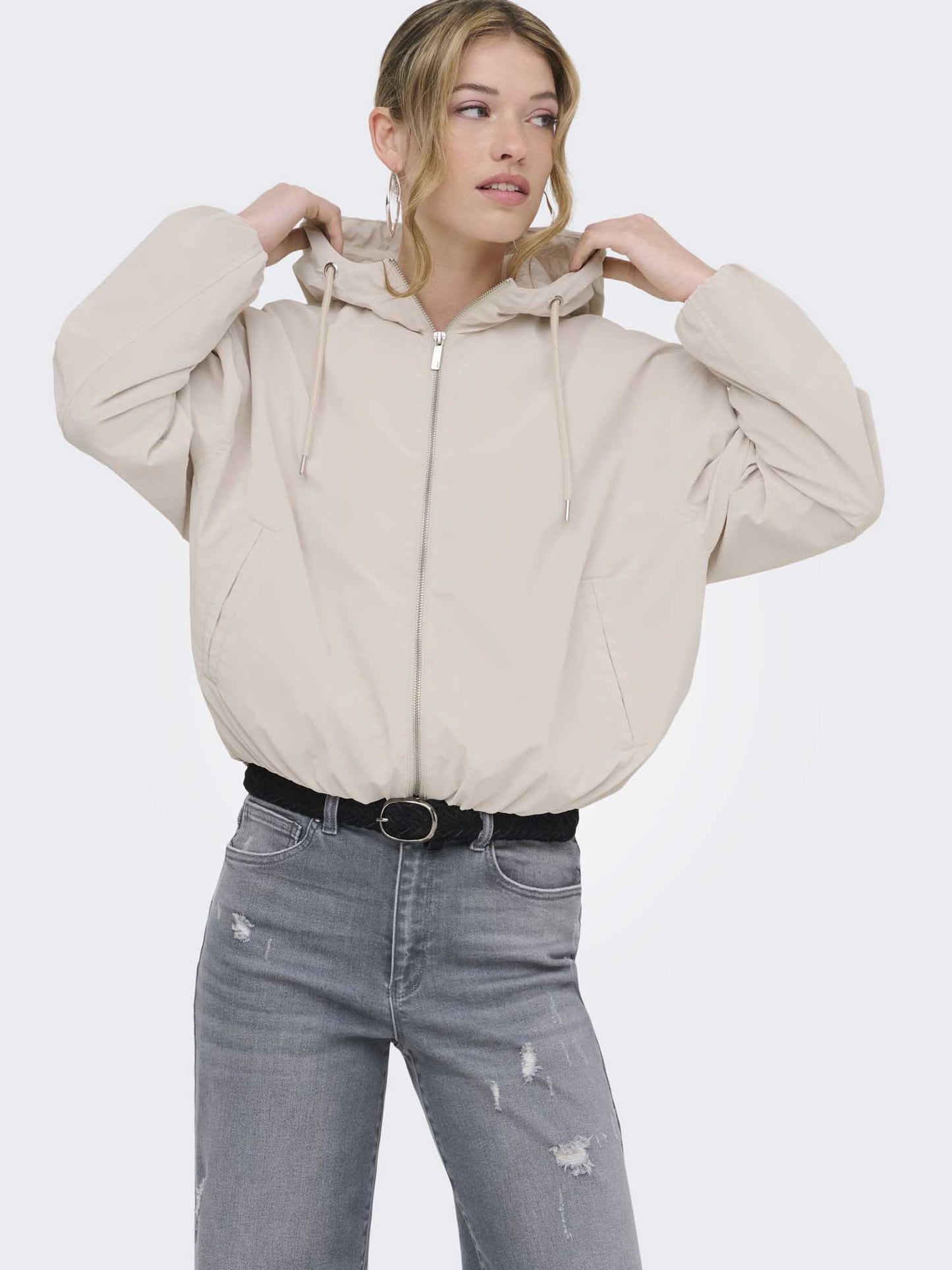 Only Onlcamille, giubbotto corto unisex adulto blu moonbeam