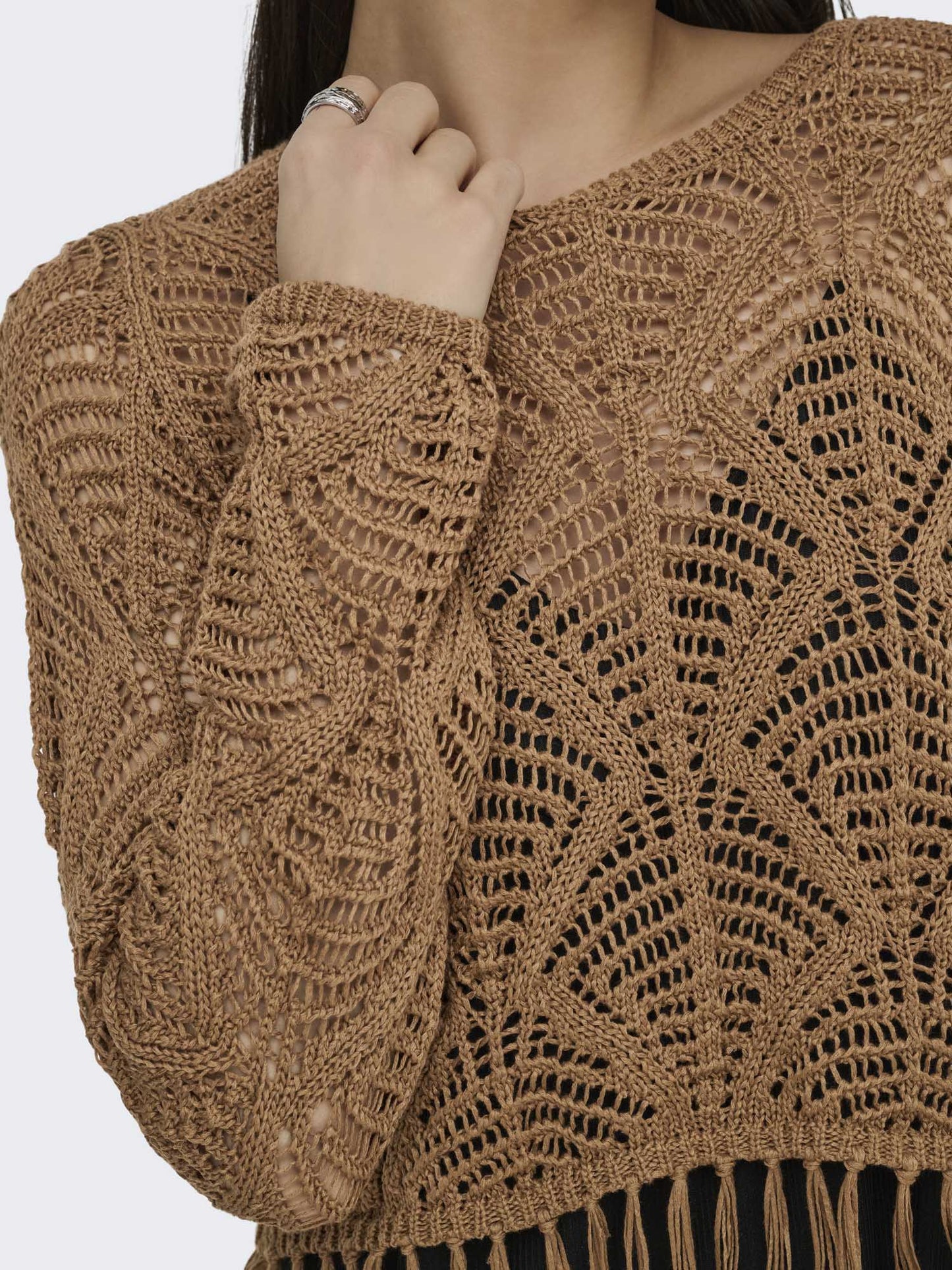 Maglia Only Leonie da Donna marrone, stile elegante e femminile