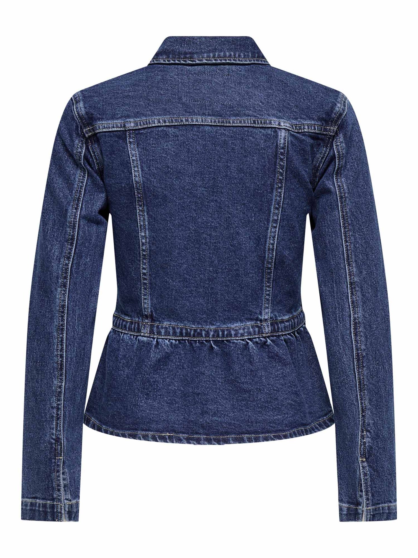 Giubbino slim fit in denim blu da donna Only