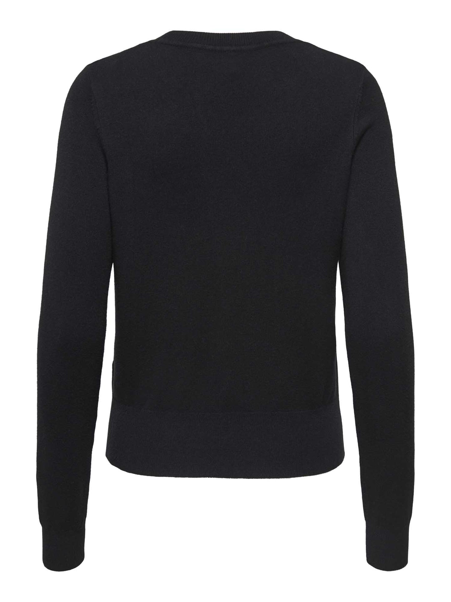 Only Onlvenice Life, maglia nera da donna con dettagli brillanti