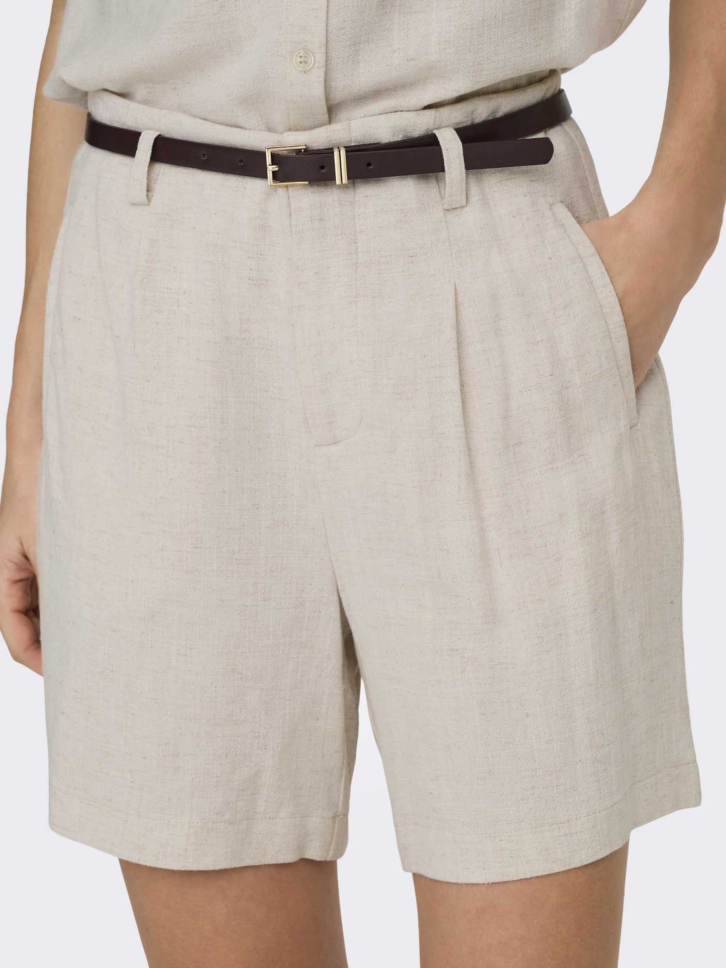 Only Siesta, shorts beige da donna per la primavera-estate